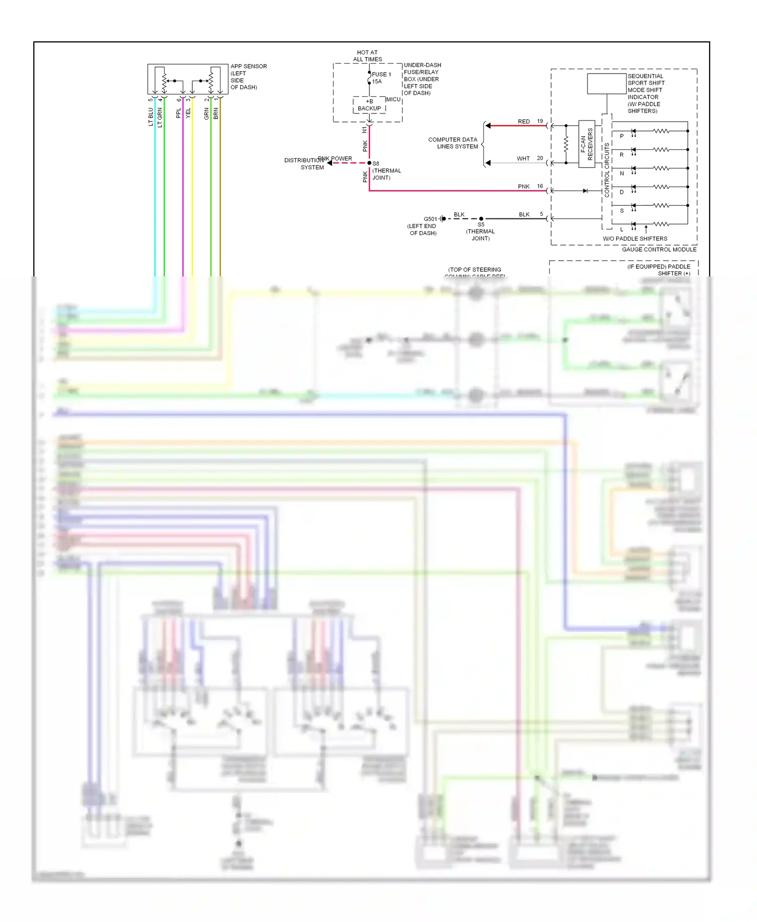 Wiring diagram grn/org for Honda Insight ZE2 facelift (2011-2014) (1 of 1)
