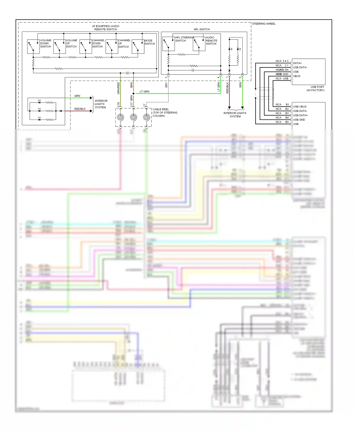 Wiring diagram gry for Honda Insight ZE2 facelift (2011-2014) (38 of 51)