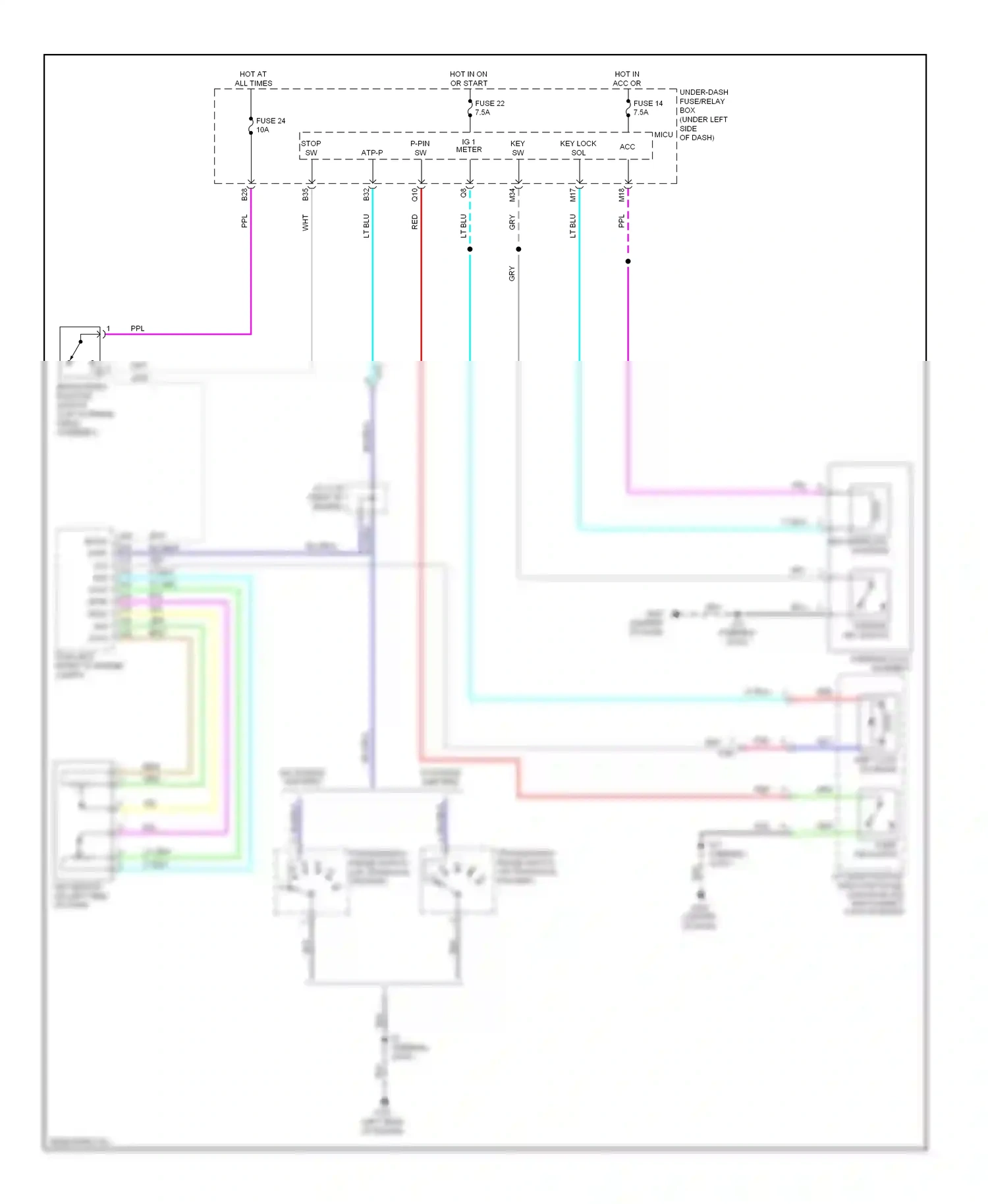 Wiring diagram ppl apsb apsa for Honda Insight ZE2 facelift (2011-2014) (1 of 2)