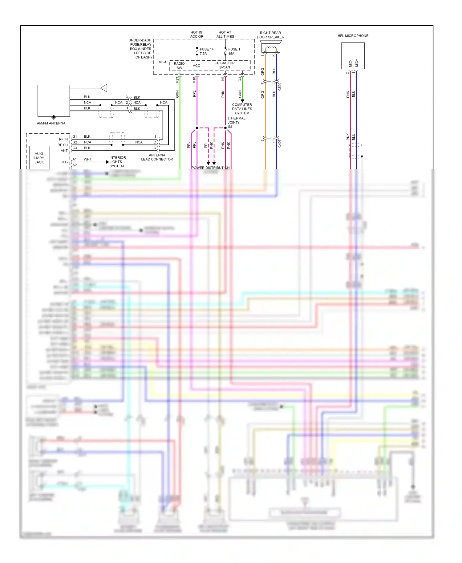 Wiring diagram telm sig - for Honda Insight ZE2 facelift (2011-2014) (2 of 7)