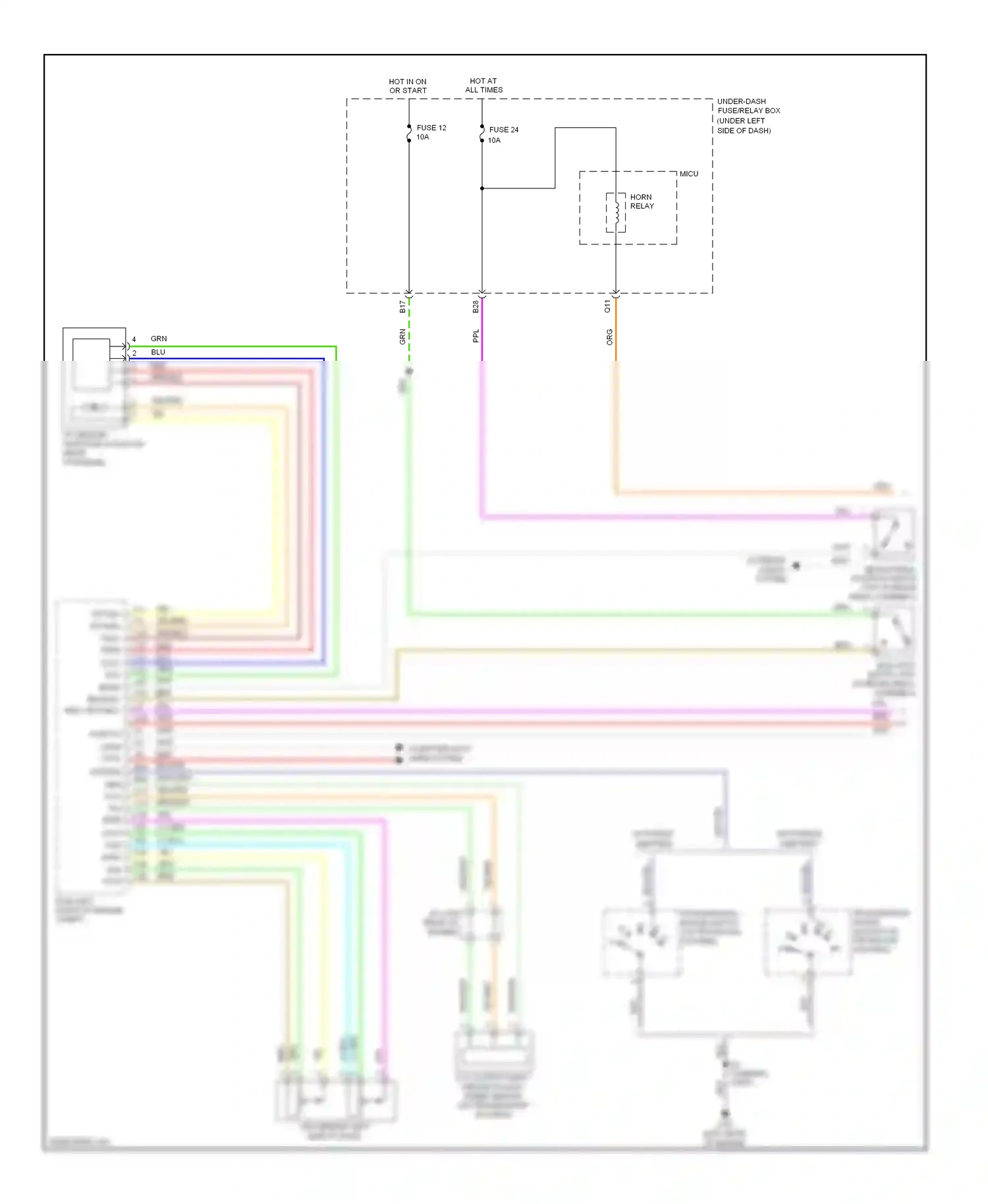 Honda Insight ZE2 facelift (2011-2014) tp sensor/ throttle actuator wiring diagram  (1 of 1)