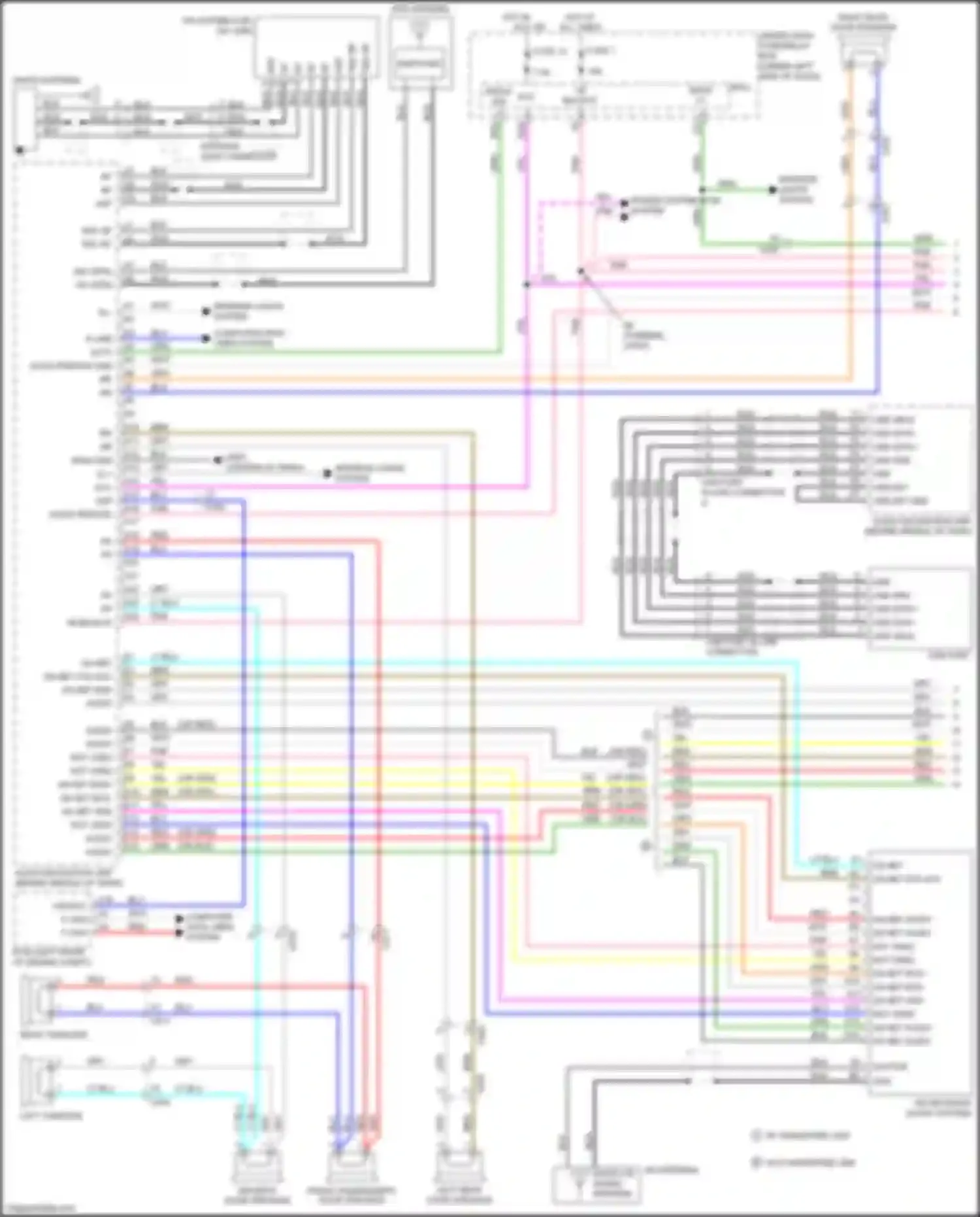 Insight Honda ZE2 facelift (2011-2014): Radio circuit, w/ navigation (1 of 2)