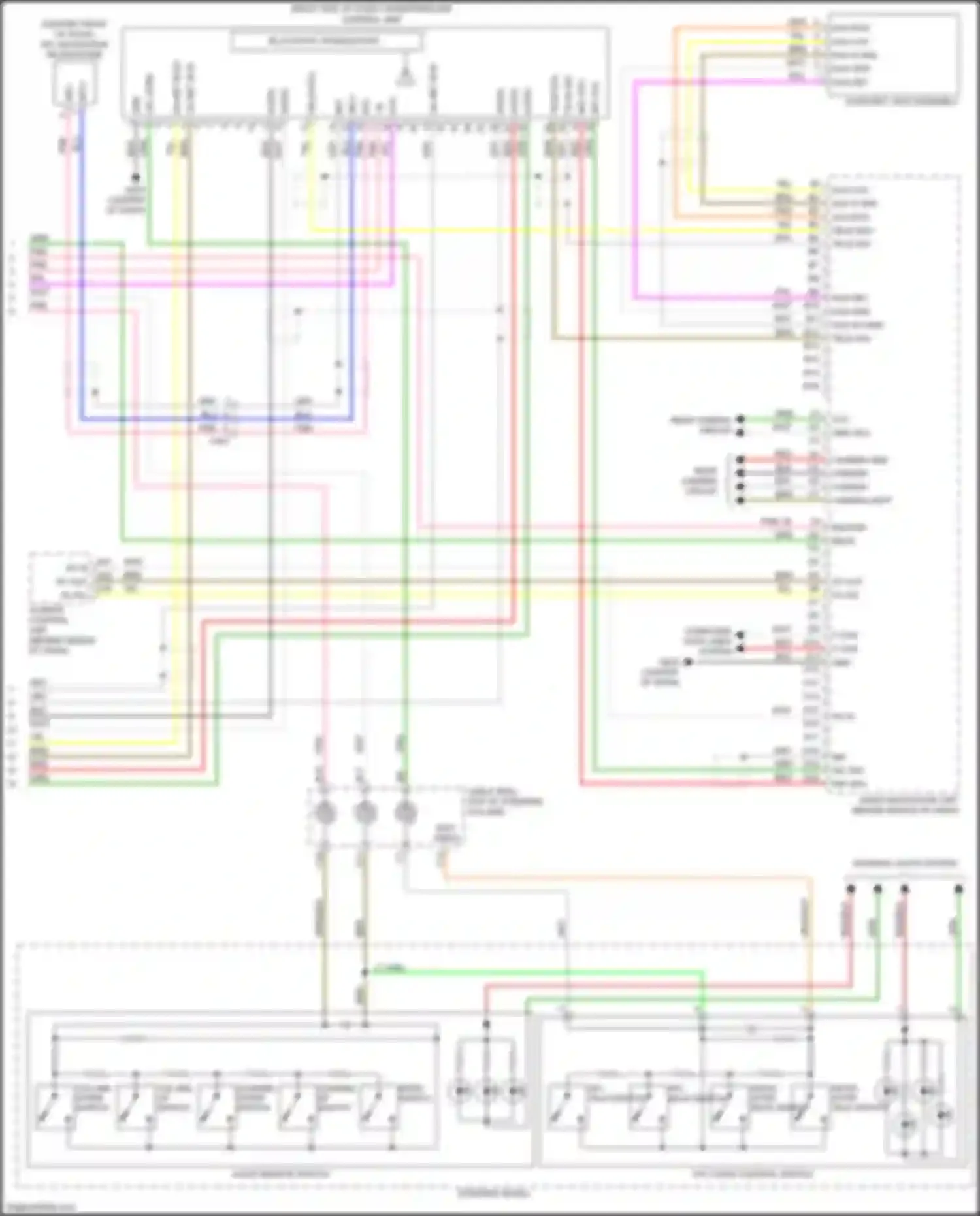Insight Honda ZE2 facelift (2011-2014): Radio circuit, w/ navigation (2 of 2)