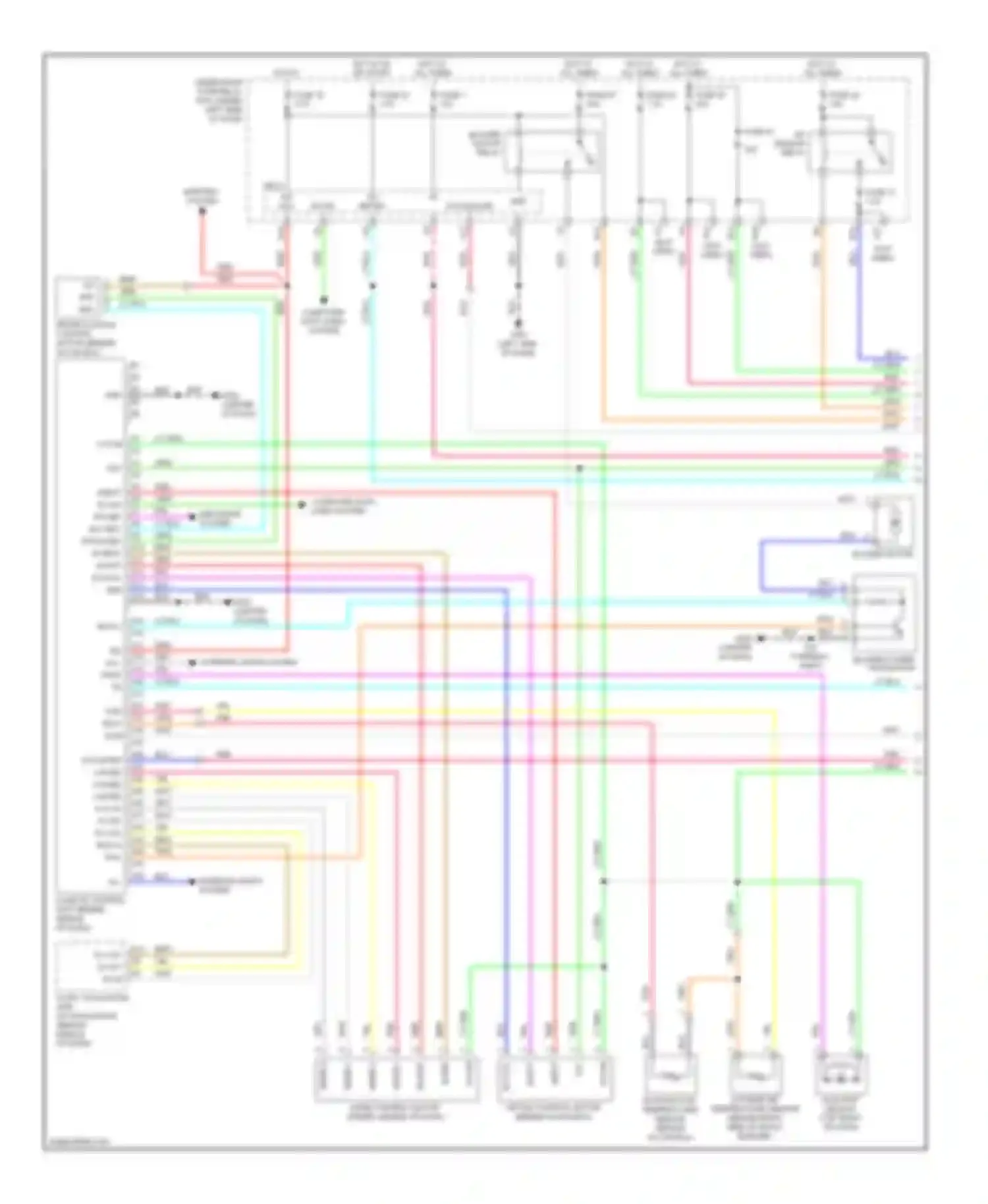 Insight Honda ZE2 (2009-2011): Automatic a/c circuit (1 of 2)