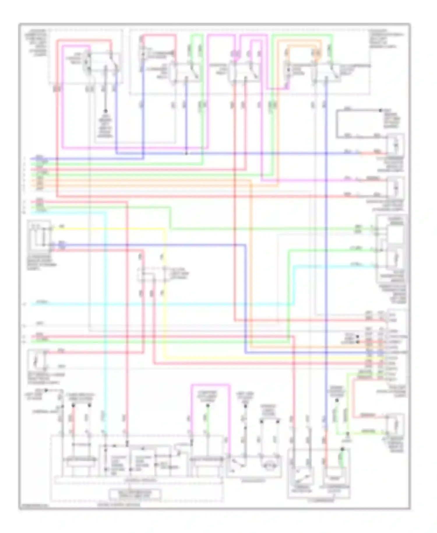 Insight Honda ZE2 (2009-2011): Automatic a/c circuit (2 of 2)