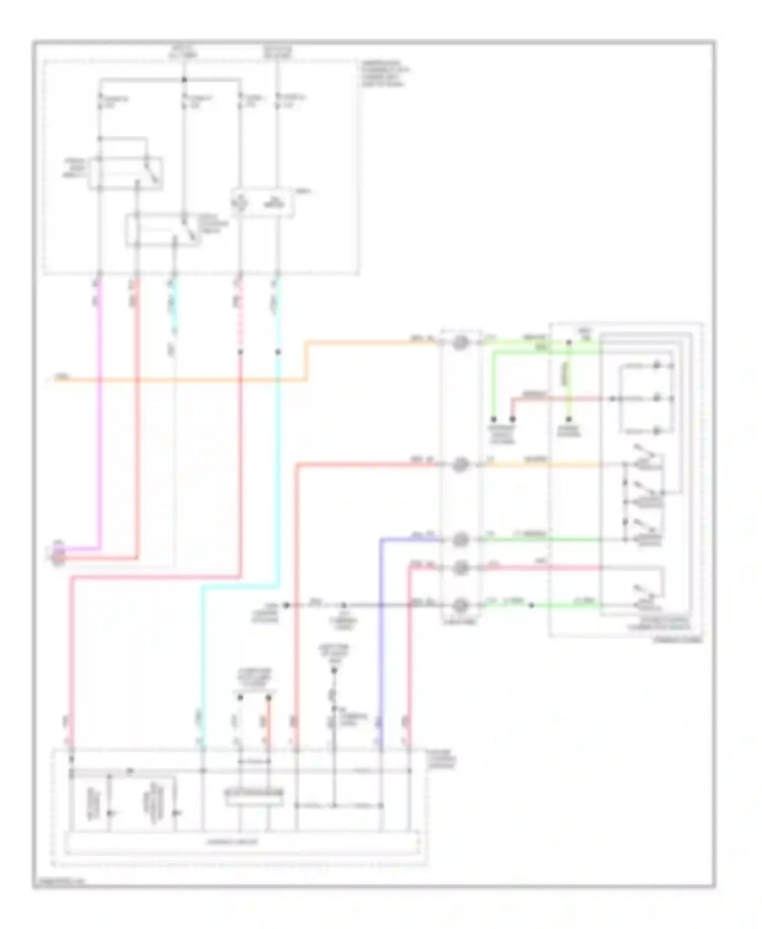 Insight Honda ZE2 (2009-2011): Cruise control circuit (2 of 2)