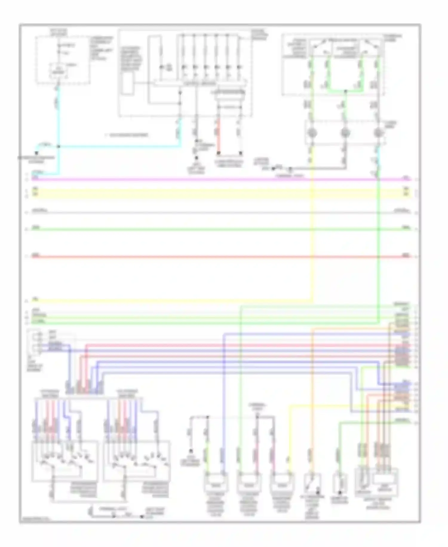 Insight Honda ZE2 (2009-2011): Wiring diagram engine performance 1.3l, engine controls circuit (2 of 5)
