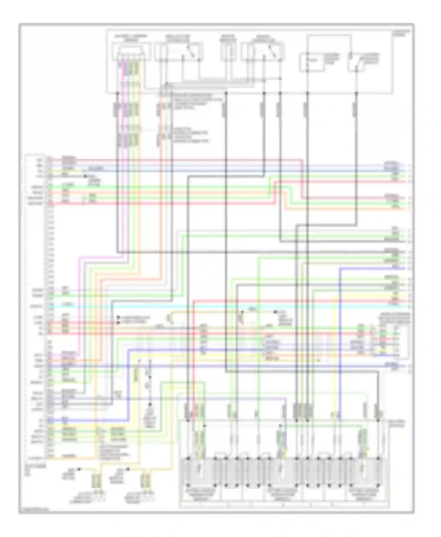 Insight Honda ZE2 (2009-2011): Wiring diagram engine performance 1.3l, ima circuit (1 of 3)