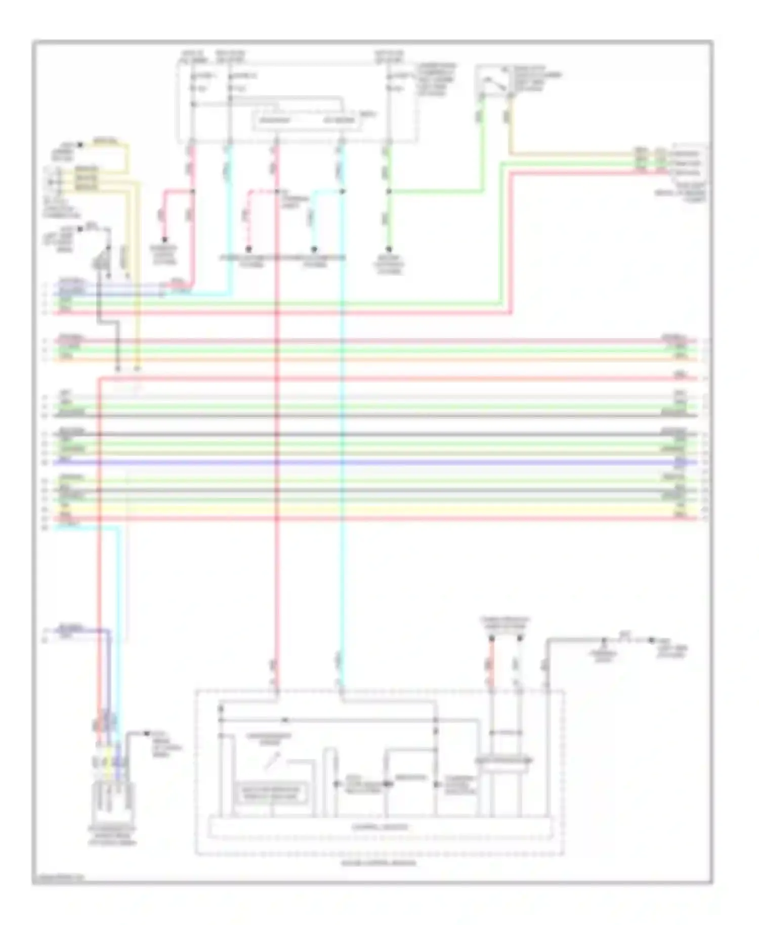 Insight Honda ZE2 (2009-2011): Wiring diagram engine performance 1.3l, ima circuit (2 of 3)