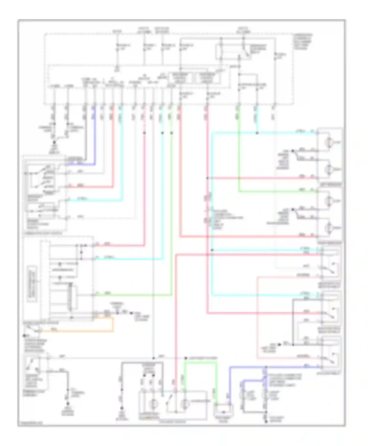 Insight Honda ZE2 (2009-2011): Headlights circuit