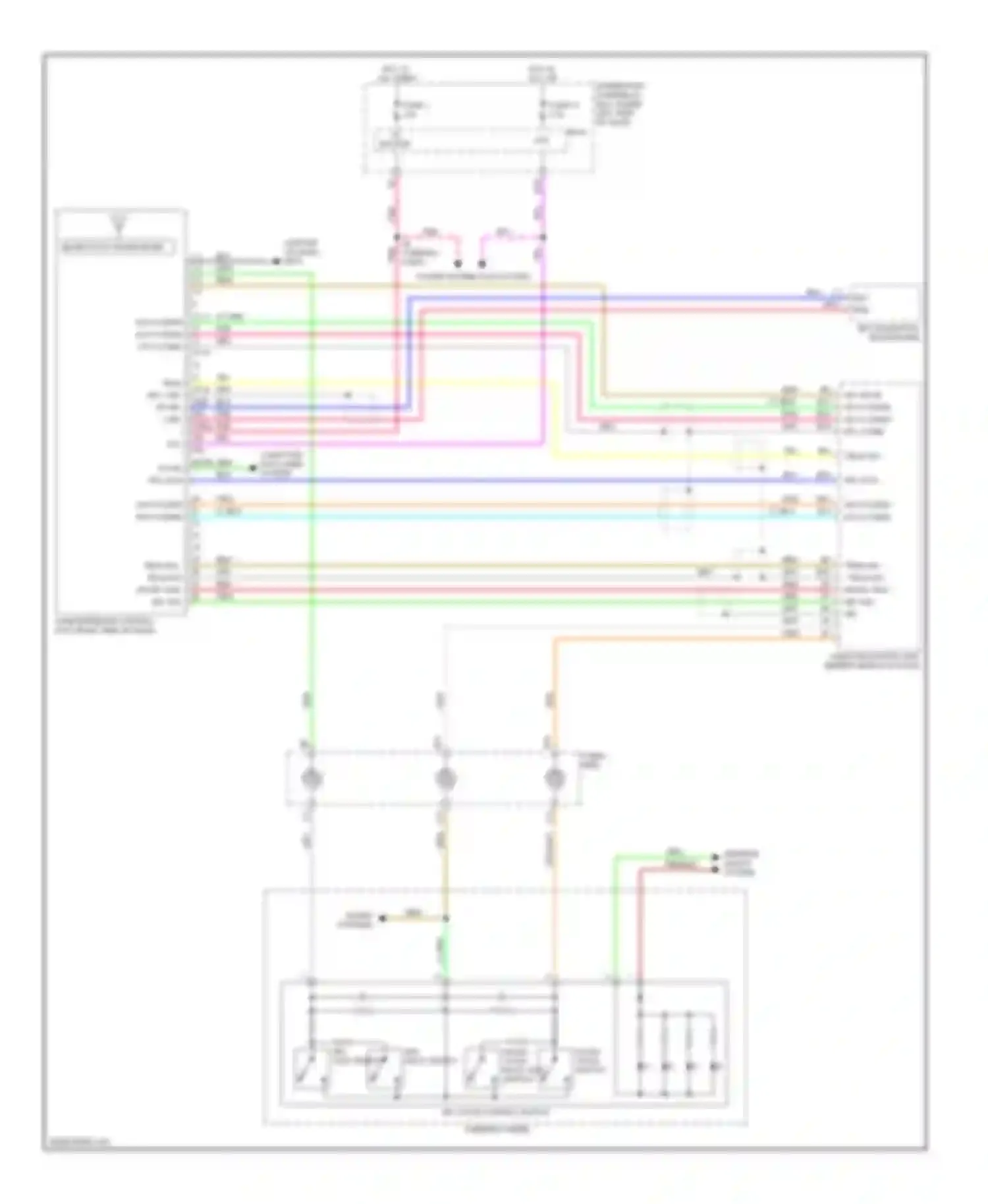 Insight Honda ZE2 (2009-2011): Hands free module circuit, except honda accessory