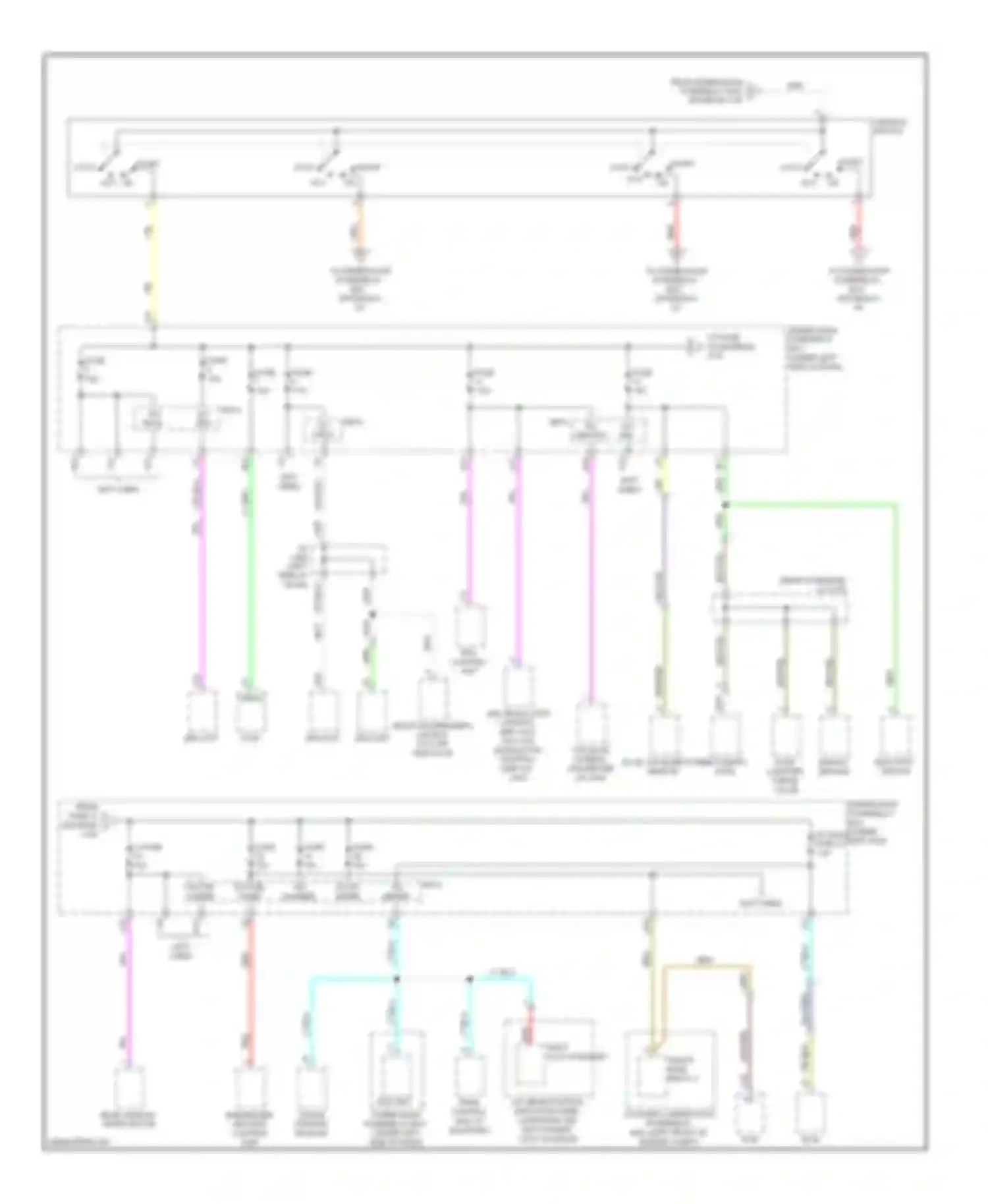 Insight Honda ZE2 (2009-2011): Power distribution circuit (4 of 5)