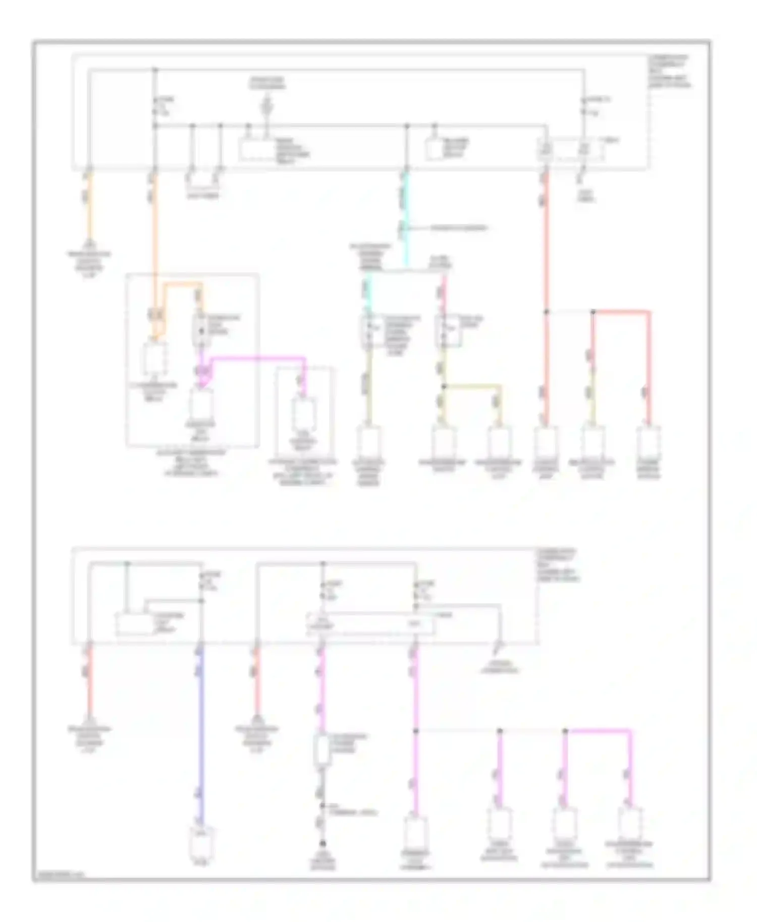 Insight Honda ZE2 (2009-2011): Power distribution circuit (5 of 5)
