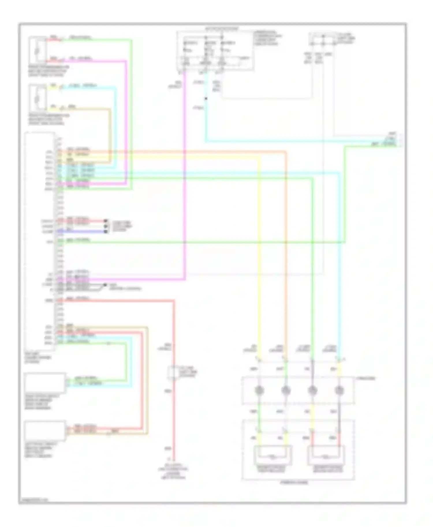 Insight Honda ZE2 (2009-2011): Supplemental restraints circuit (1 of 3)