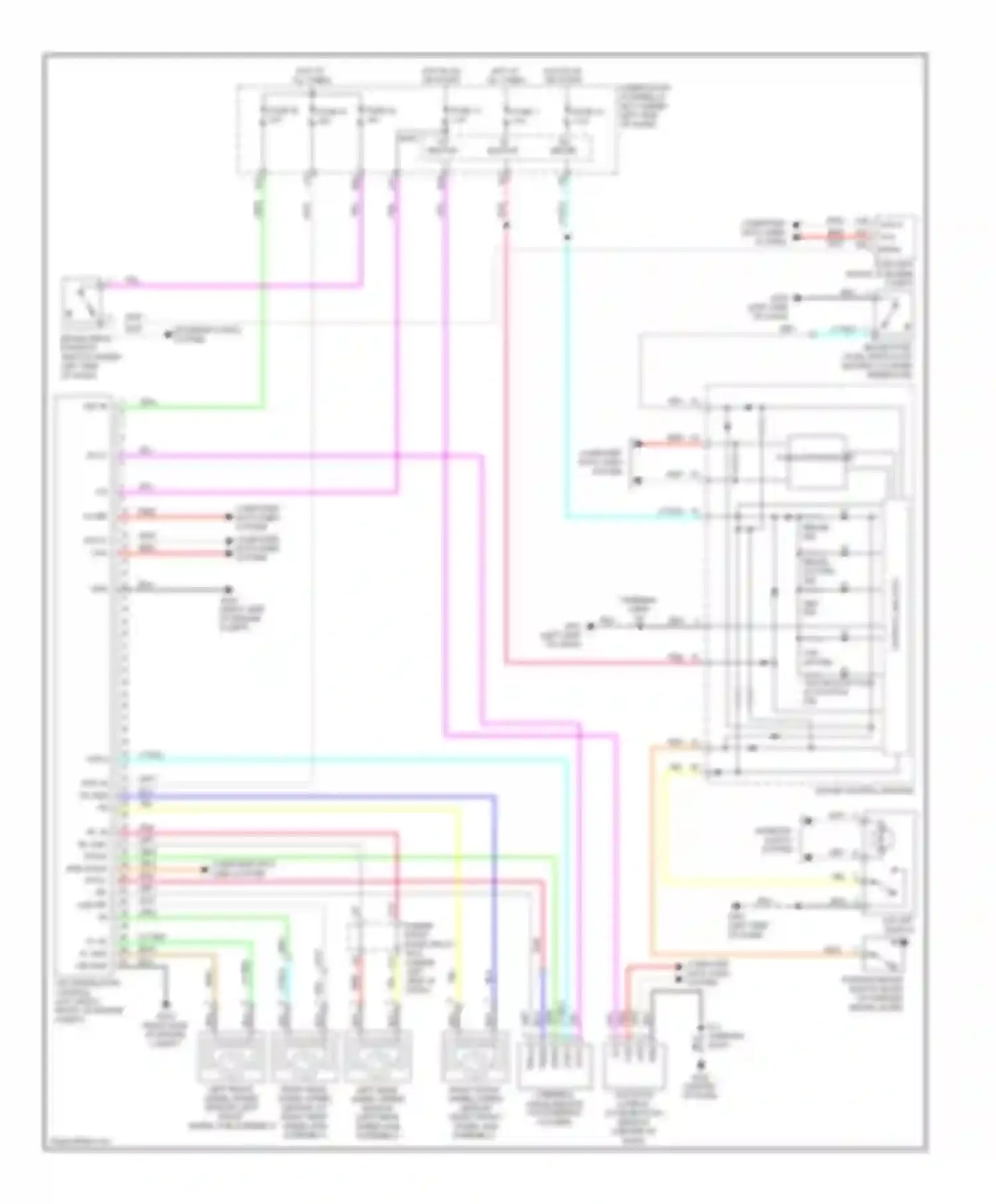 Wiring diagram computer data lines system for Honda Insight ZE2 (2009-2011)