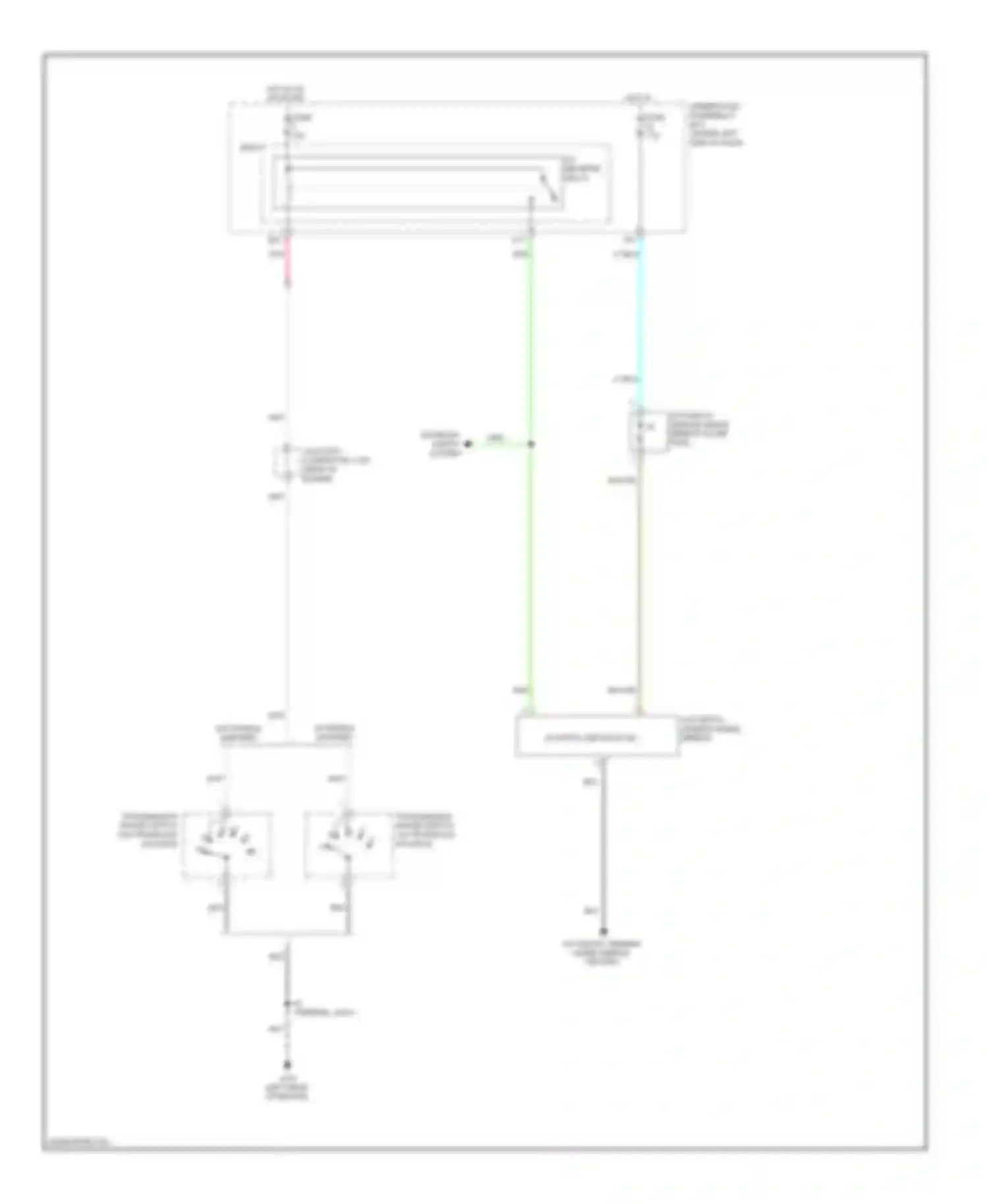 Wiring diagram under-dash fuse/relay box for Honda Insight ZE2 (2009-2011)