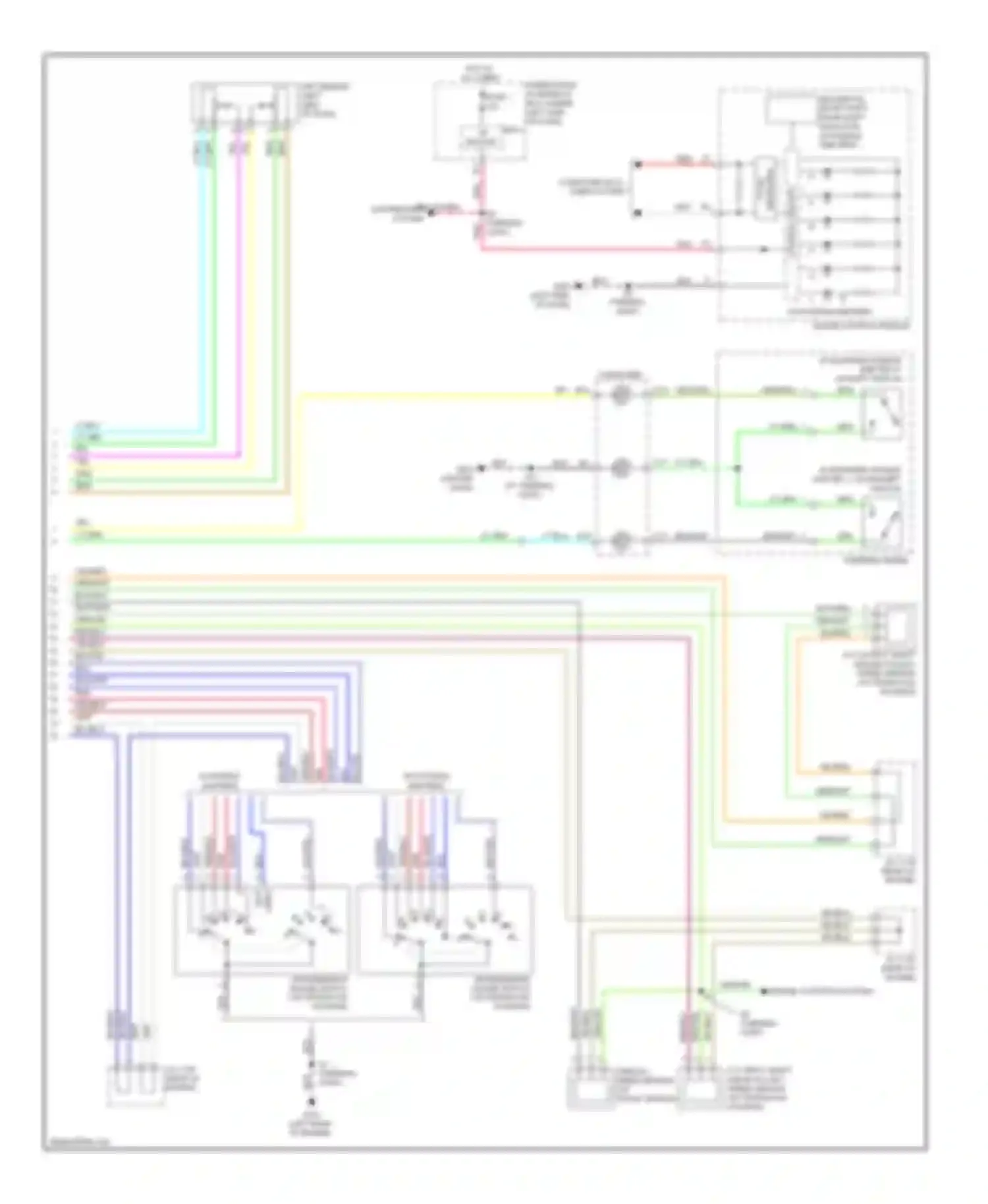 Wiring diagram blk/wht for Honda Insight ZE2 (2009-2011) (3 of 7)