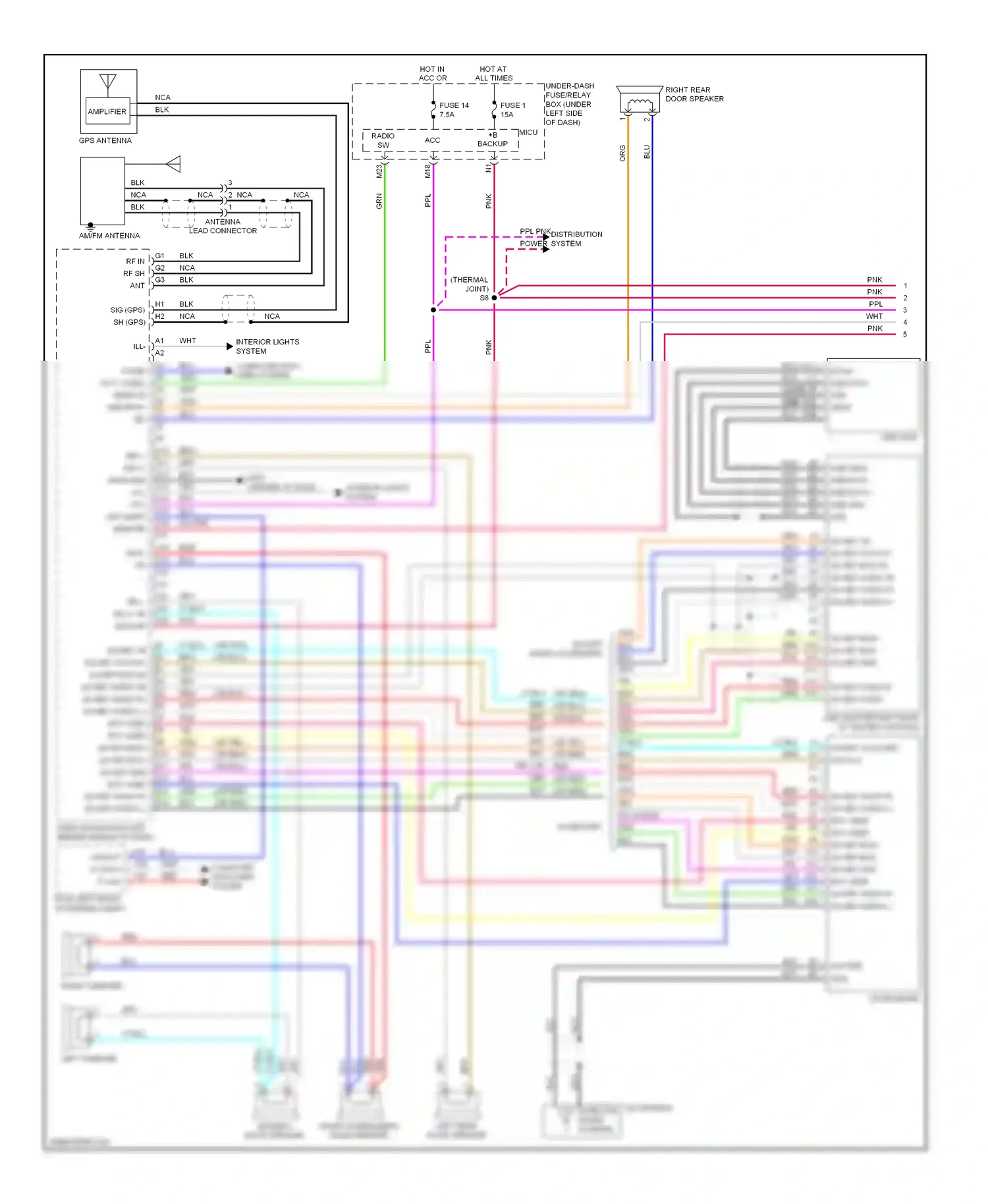 Honda Insight ZE2 (2009-2011) computer data lines system wiring diagram  (21 of 32)
