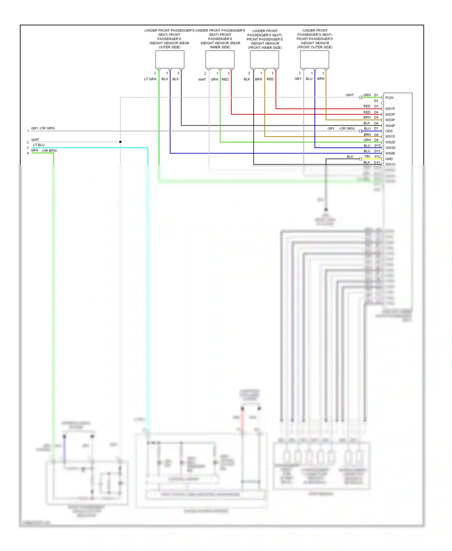 Honda Insight ZE2 (2009-2011) computer data lines system wiring diagram  (28 of 32)