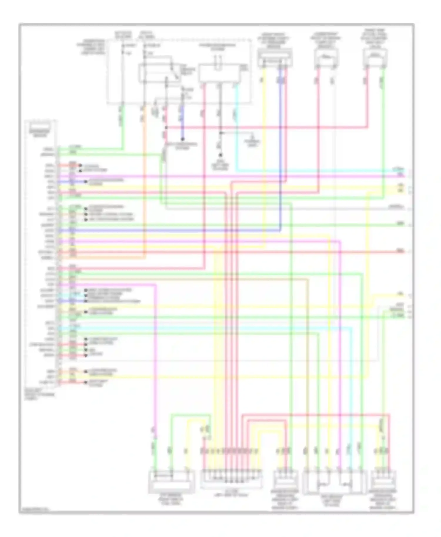 Wiring diagram cruise control system air conditioning system for Honda Insight ZE2 (2009-2011) (1 of 1)