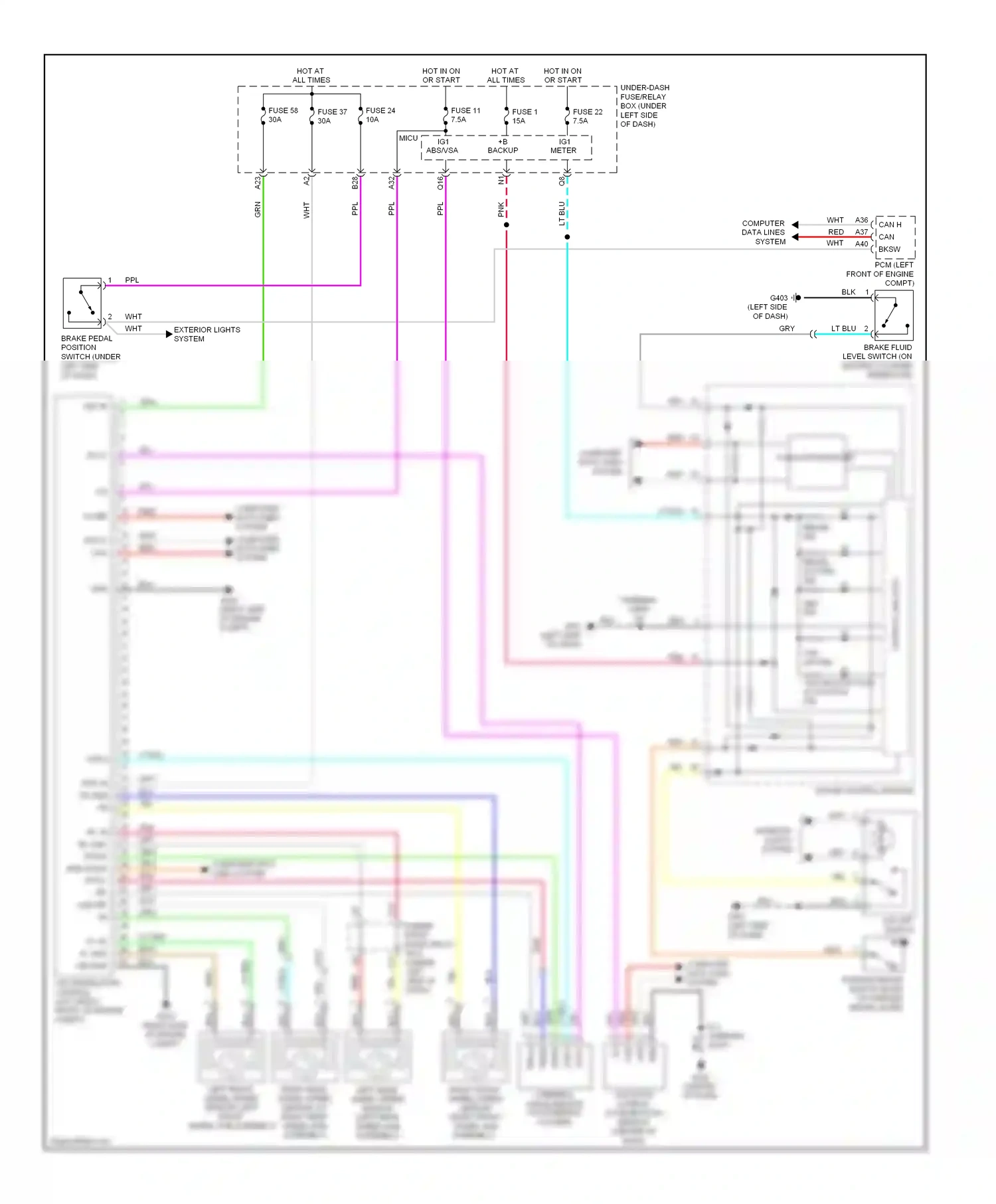 Honda Insight ZE2 (2009-2011) f-can transceiver wiring diagram  (2 of 11)