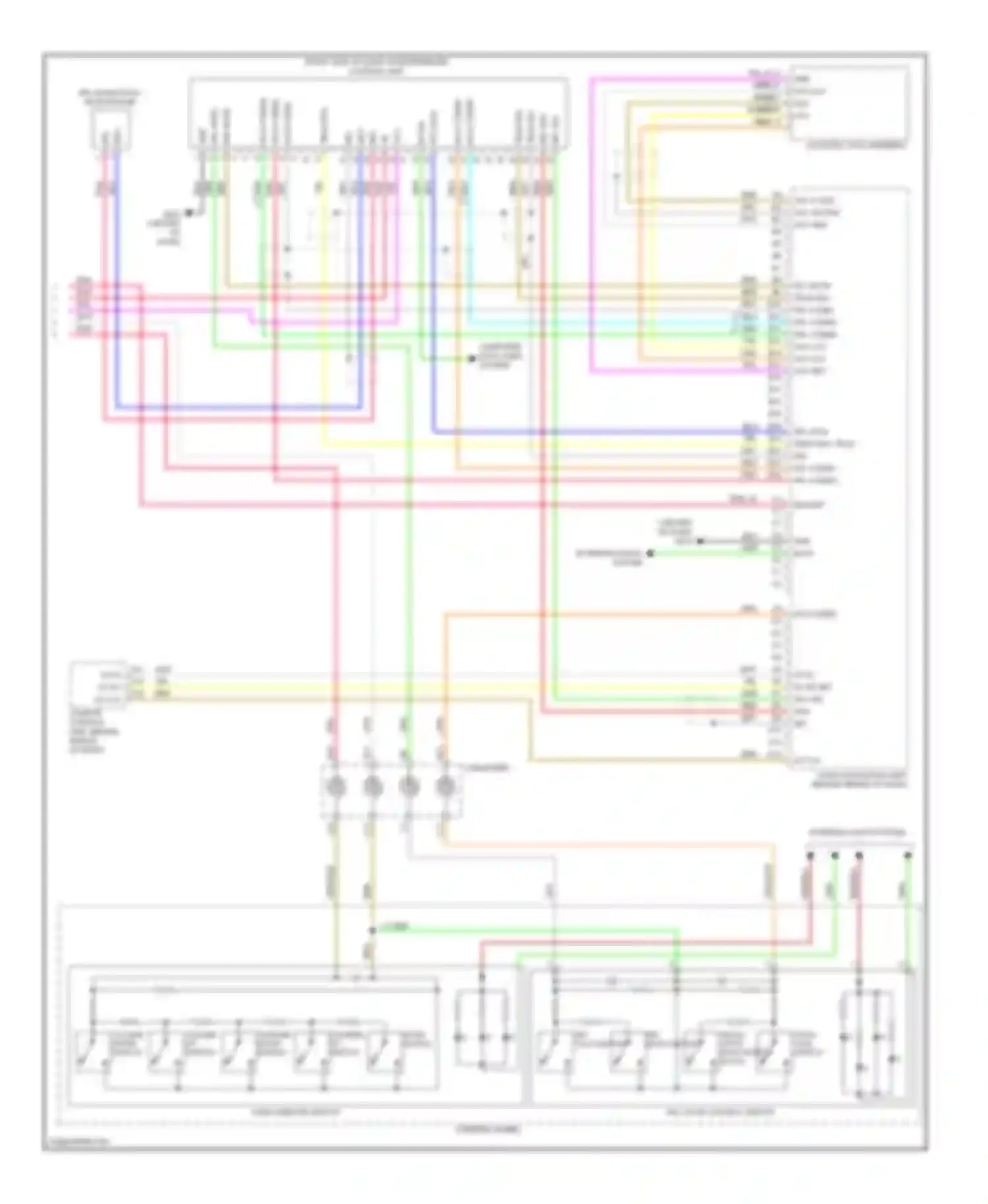 Wiring diagram hfl-voice control switch for Honda Insight ZE2 (2009-2011) (2 of 3)
