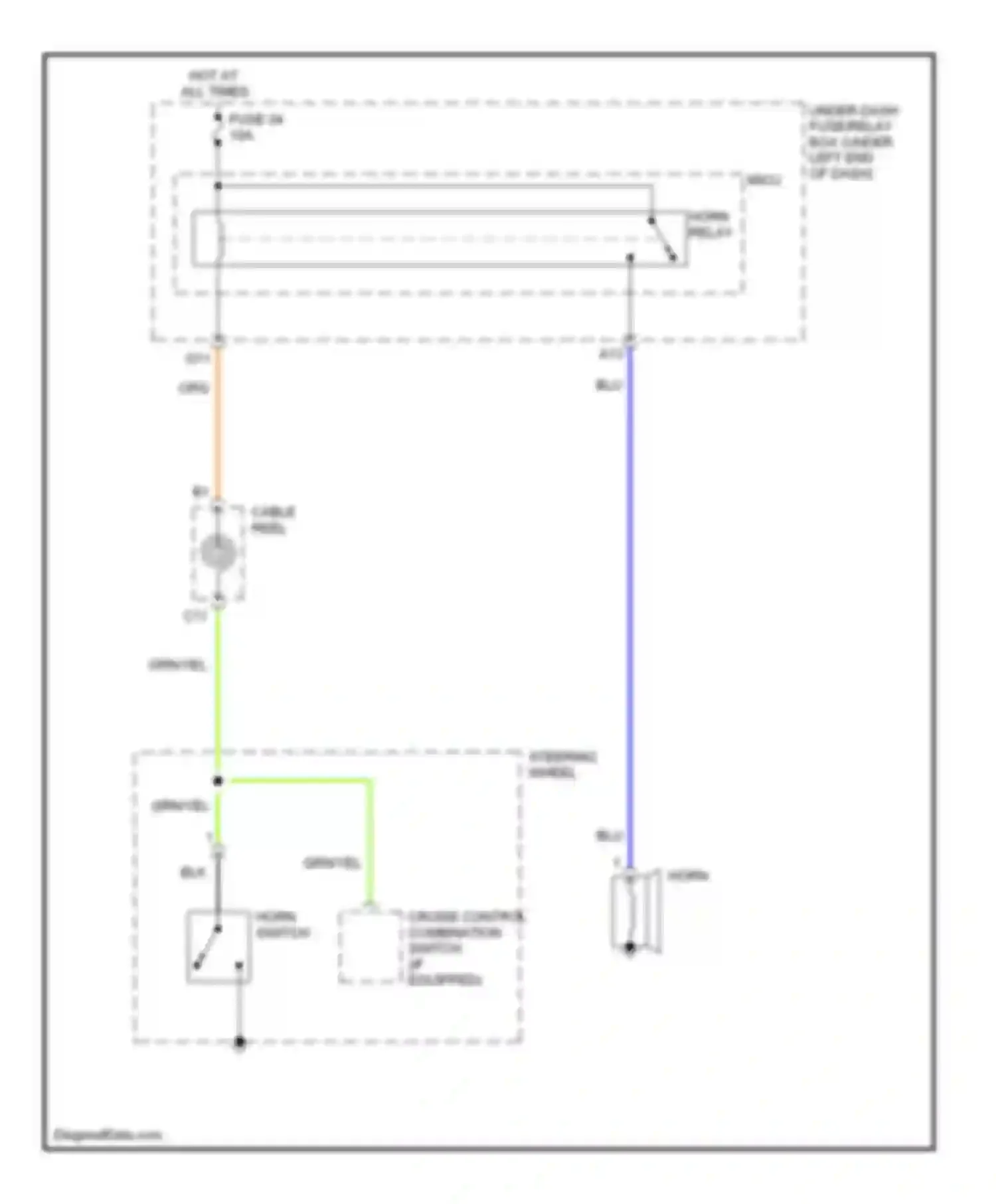 Wiring diagram blk for Honda Insight ZE2 (2009-2011)