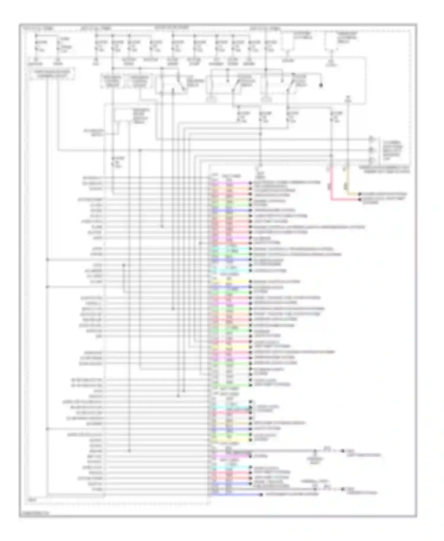 Wiring diagram pgm-fi main relay 2 for Honda Insight ZE2 (2009-2011)