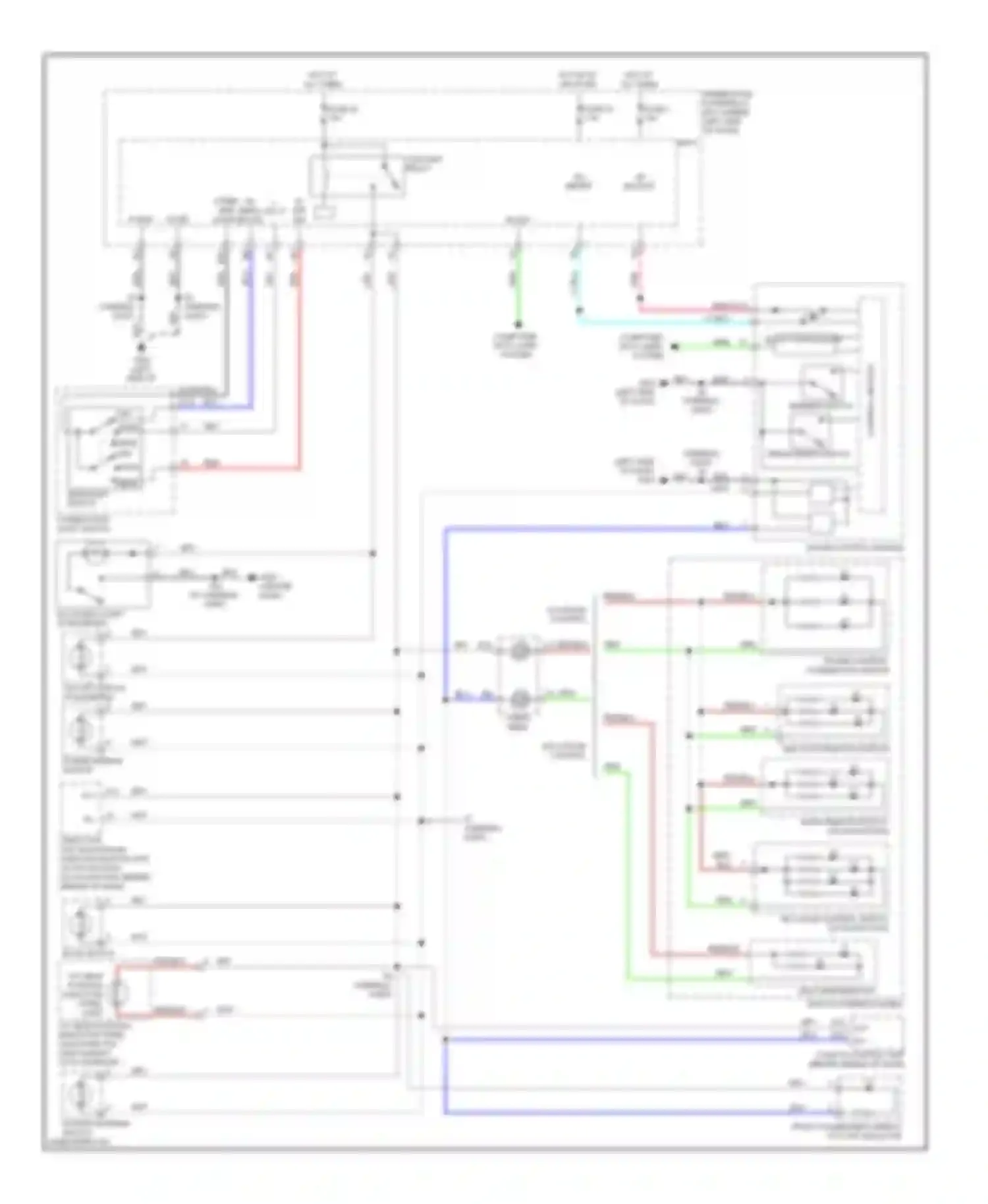 Wiring diagram +b backup for Honda Insight ZE2 (2009-2011)
