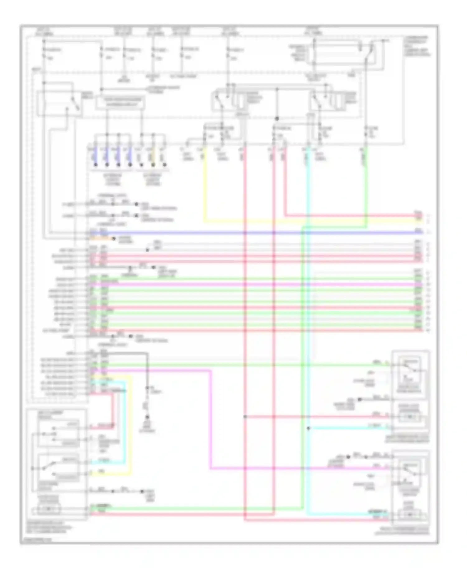 Wiring diagram turn signal/hazard warning circuit for Honda Insight ZE2 (2009-2011)