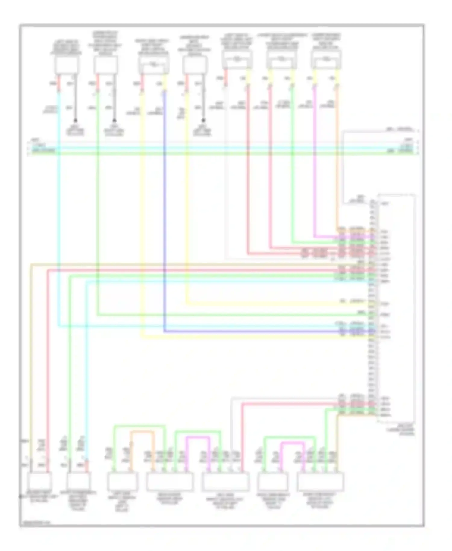 Wiring diagram lsa- lsa+ rsa- rsa+ for Honda Insight ZE2 (2009-2011)