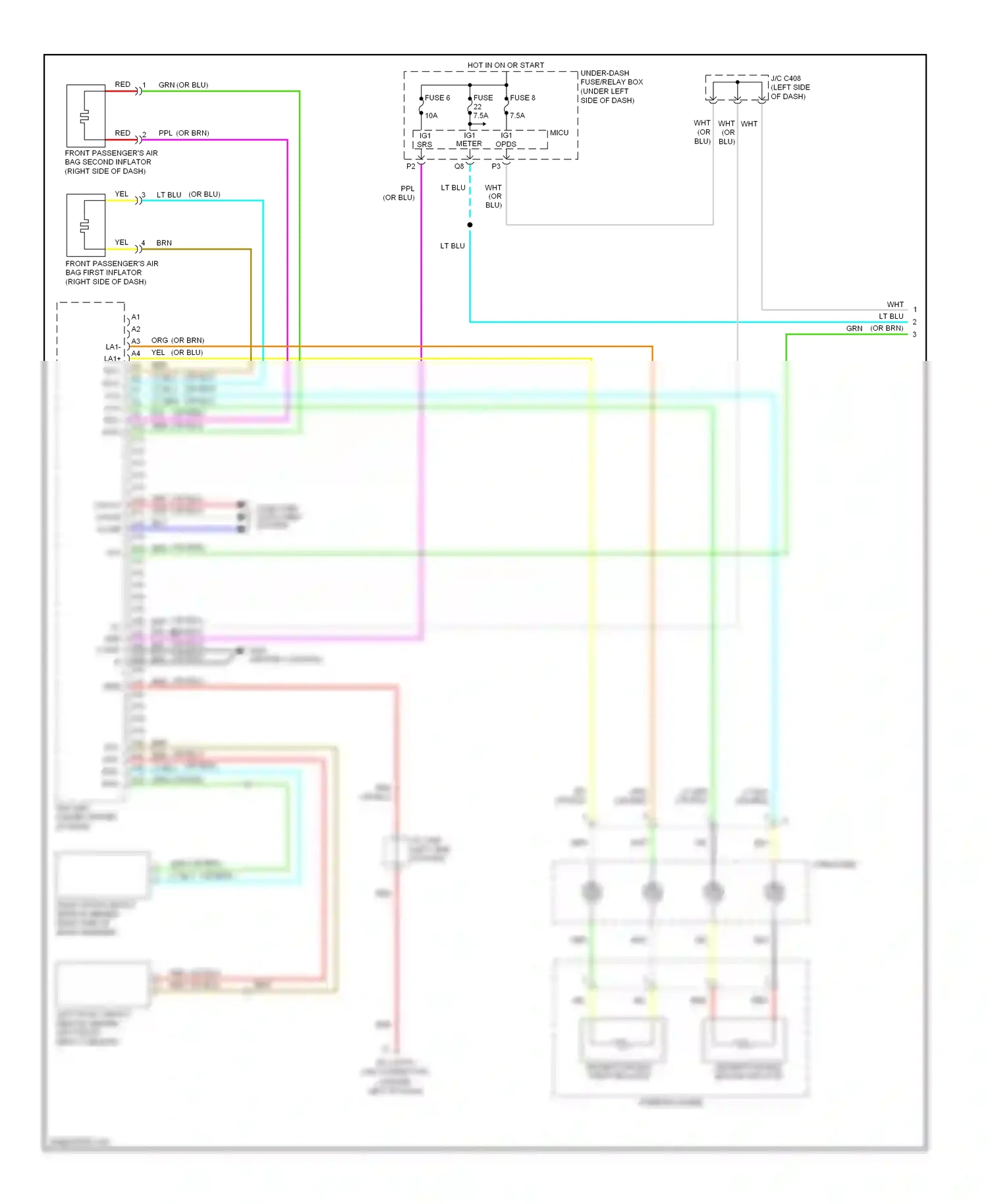 Honda Insight ZE2 (2009-2011) (or wiring diagram  (1 of 2)