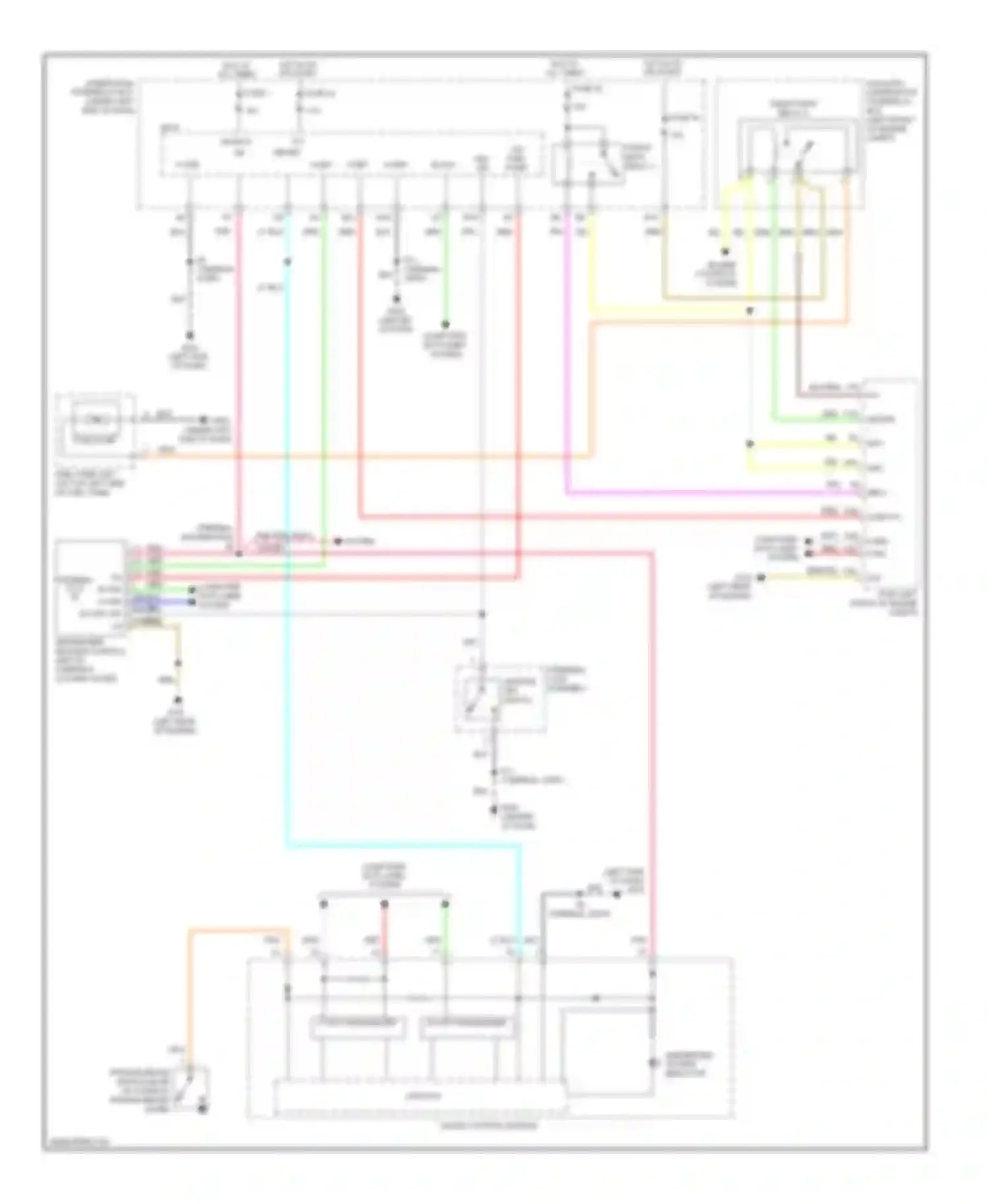 Wiring diagram computer data lines system for Honda Insight ZE2 (2009-2011)