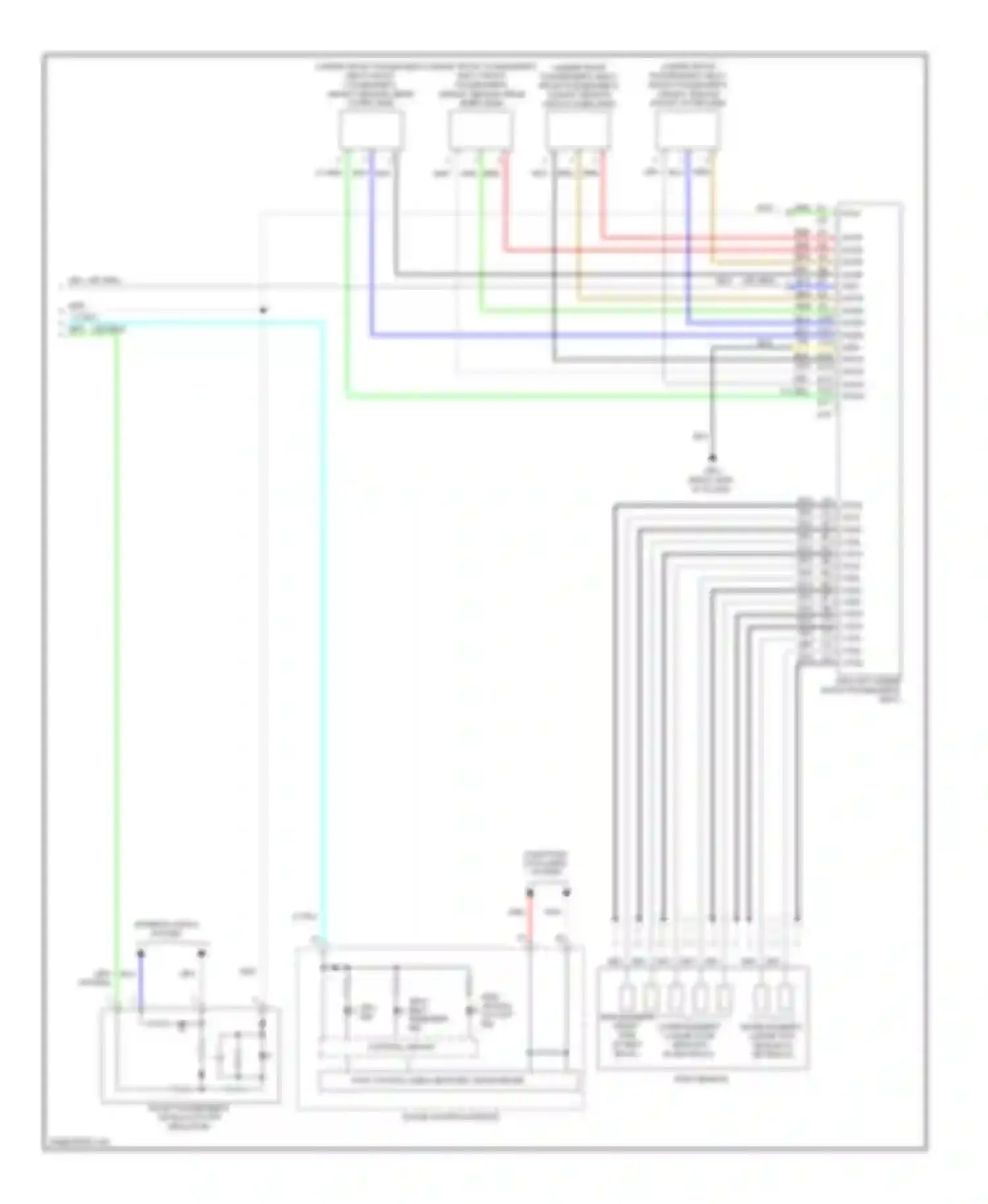 Wiring diagram red for Honda Insight ZE2 (2009-2011) (49 of 55)