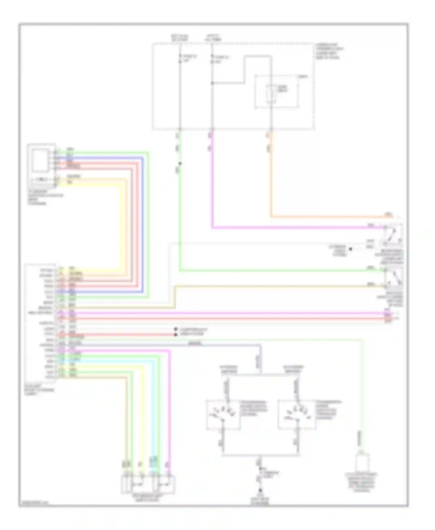 Wiring diagram red/blk for Honda Insight ZE2 (2009-2011) (3 of 18)