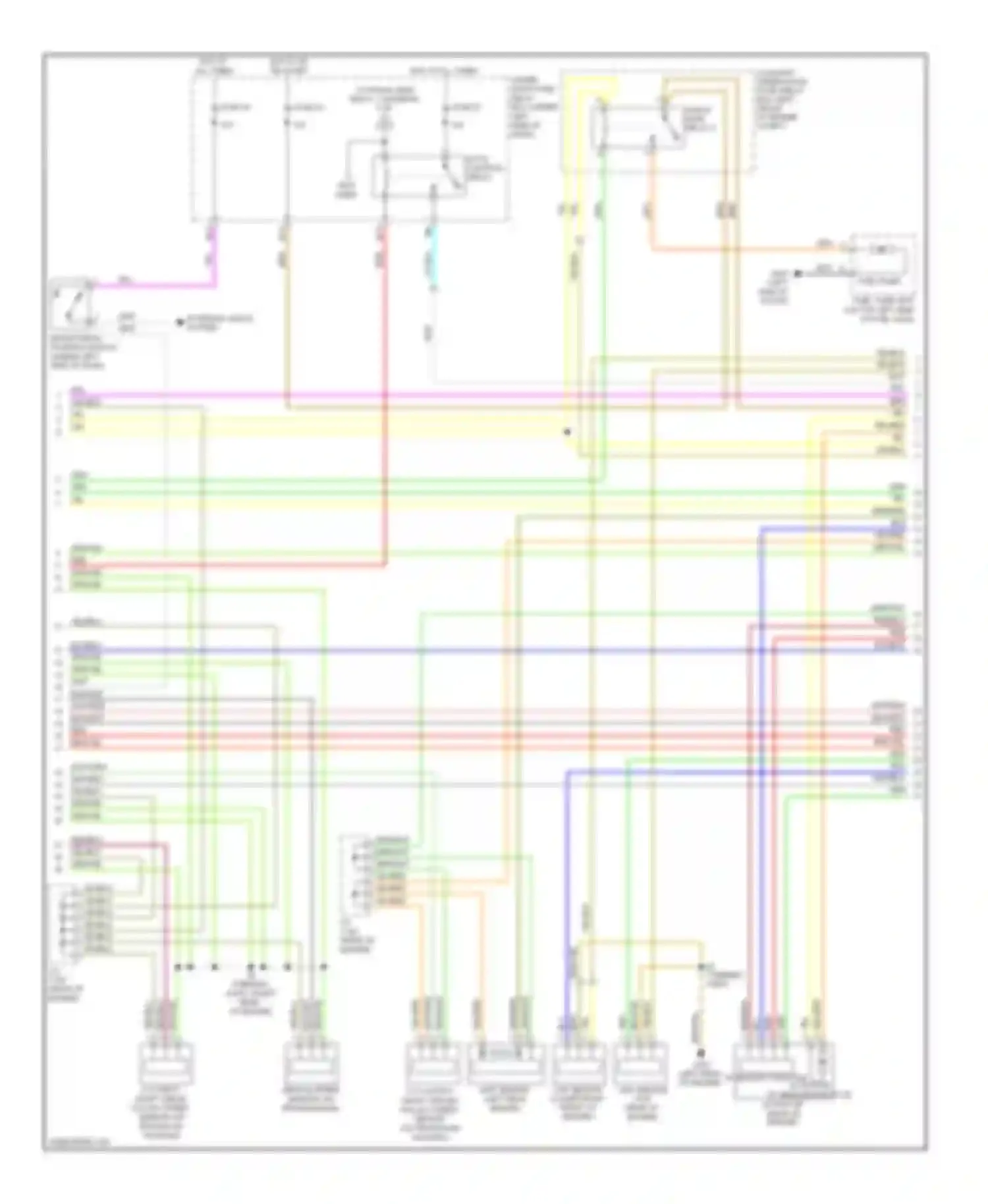 Wiring diagram yel/blu for Honda Insight ZE2 (2009-2011) (4 of 5)