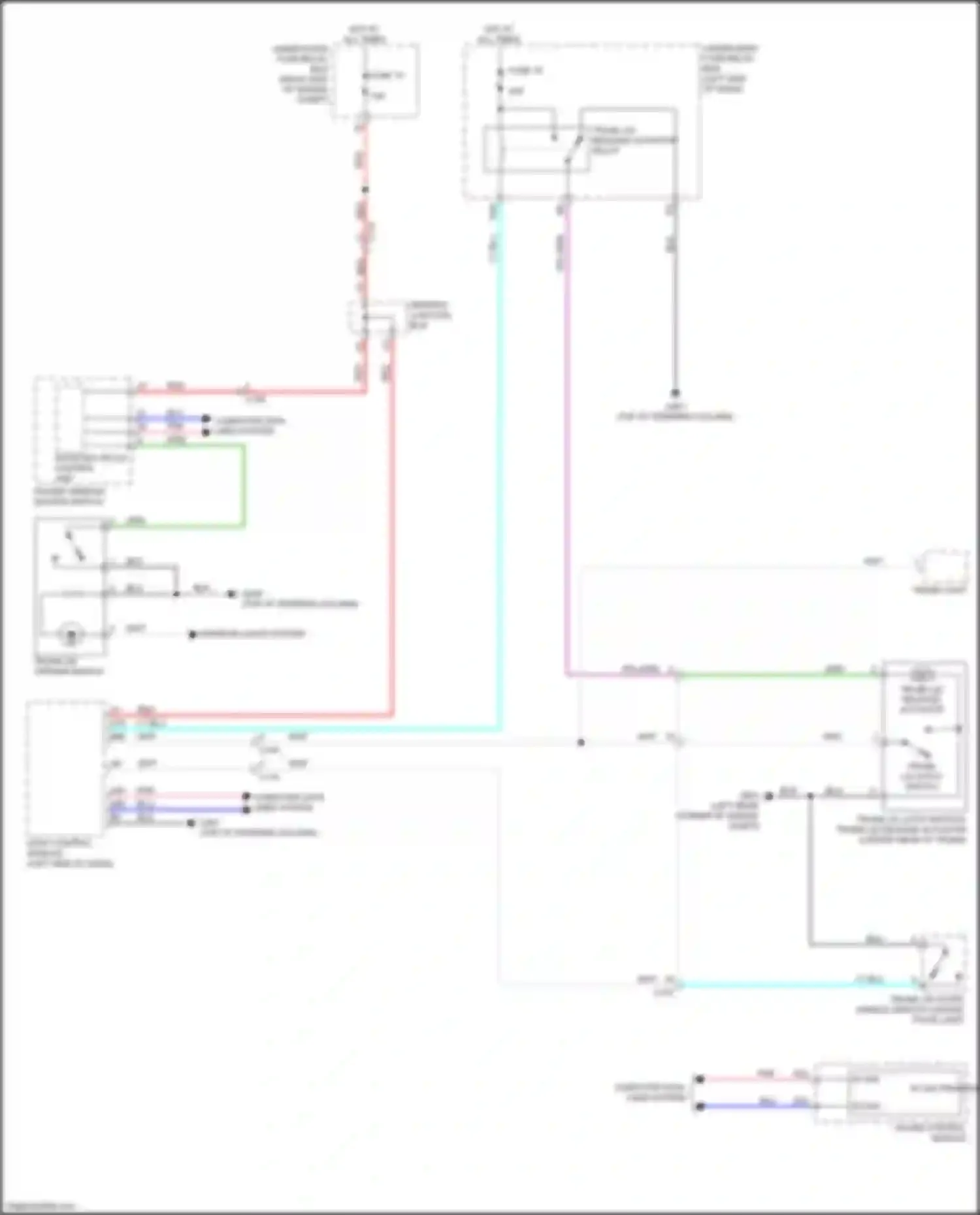 Wiring diagram b-can h for Honda Insight ZE4 (2018-2024) (13 of 14)