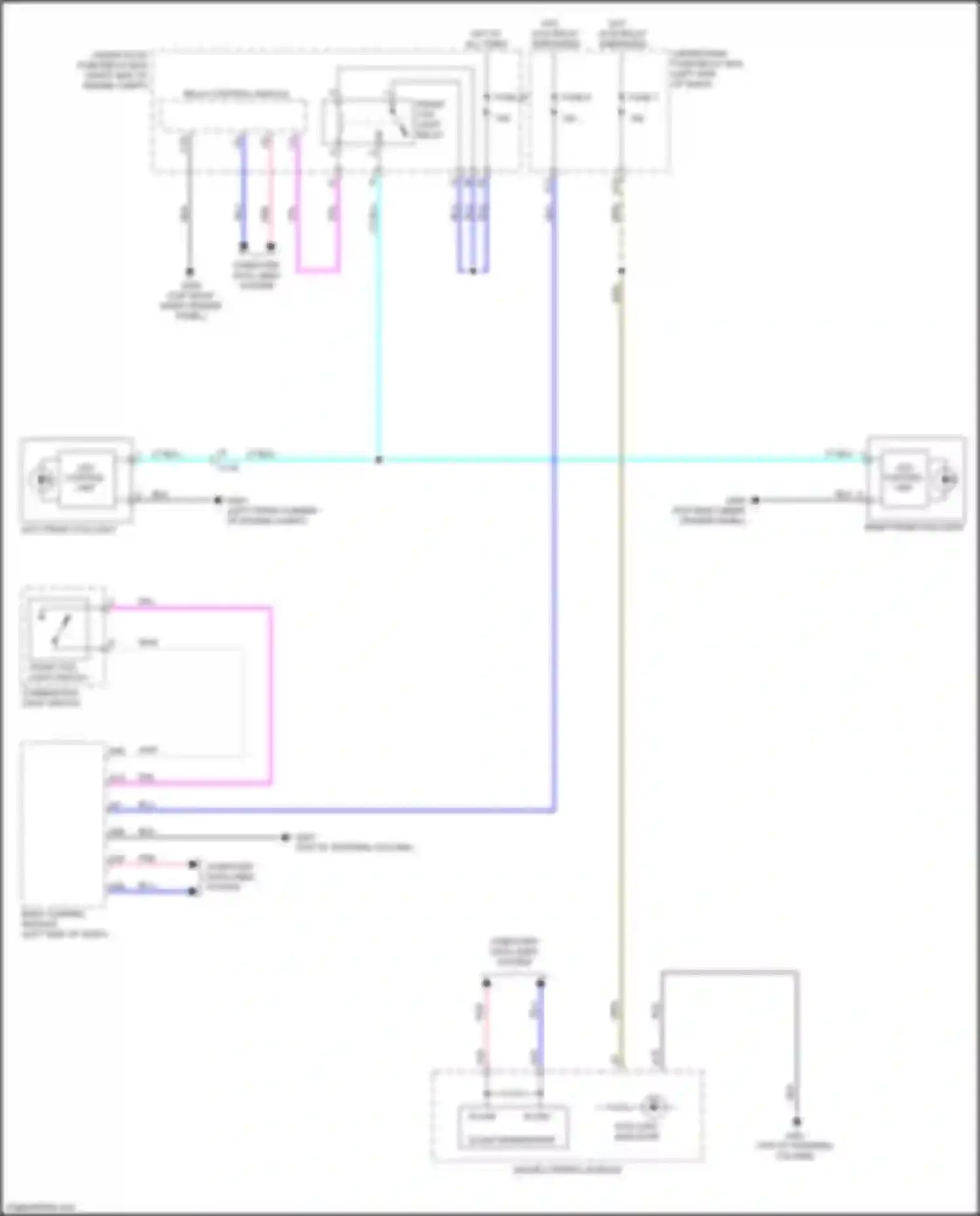 Wiring diagram b-can transceiver for Honda Insight ZE4 (2018-2024) (5 of 13)