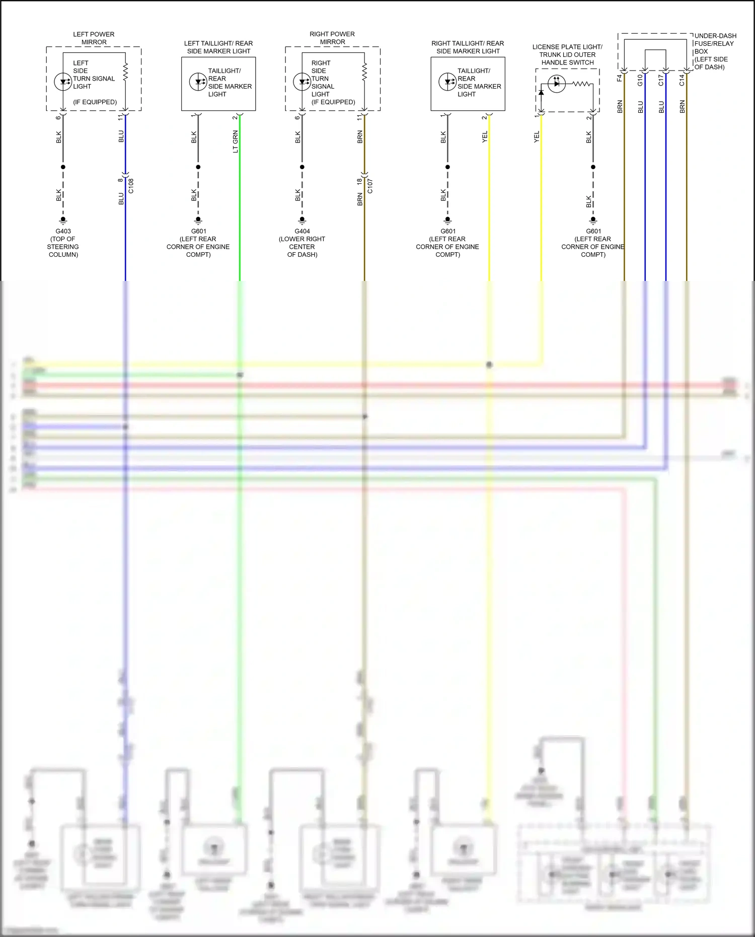 Honda Insight ZE4 (2018-2024) blu wiring diagram  (22 of 97)
