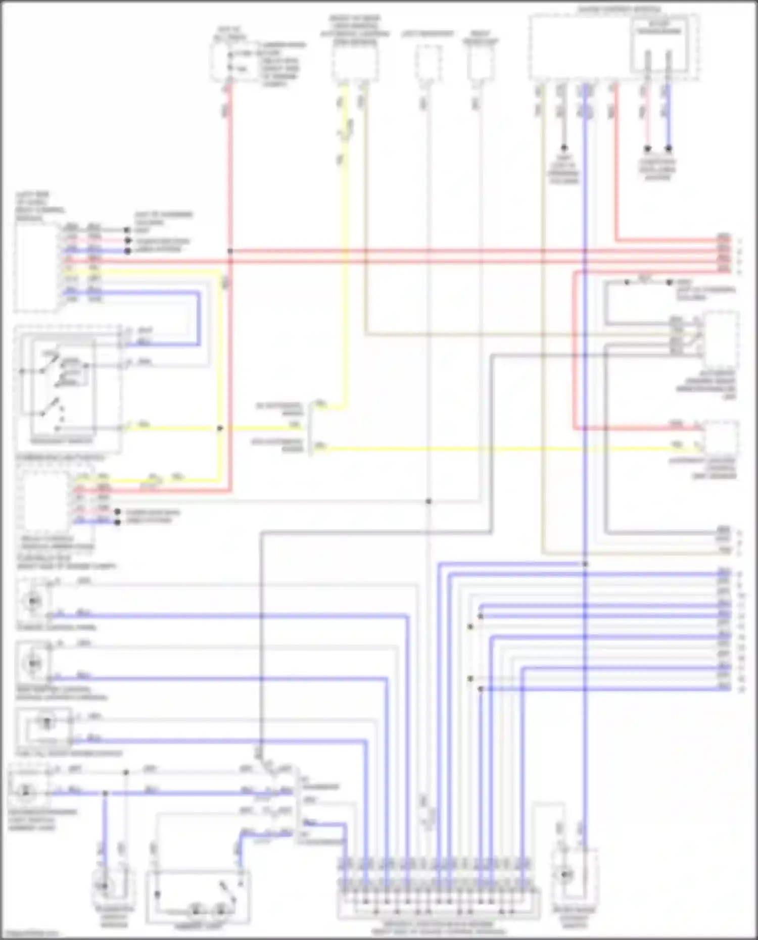 Wiring diagram body control module for Honda Insight ZE4 (2018-2024) (6 of 22)