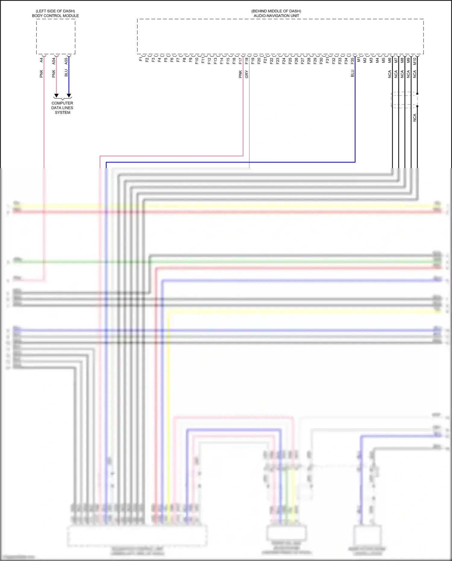 Honda Insight ZE4 (2018-2024) computer data lines system wiring diagram  (45 of 70)