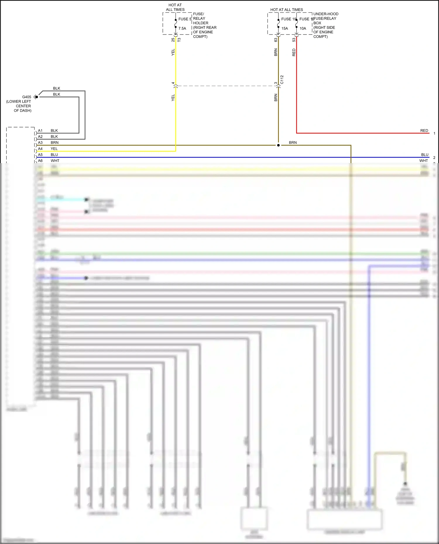 Honda Insight ZE4 (2018-2024) computer data lines system wiring diagram  (27 of 70)