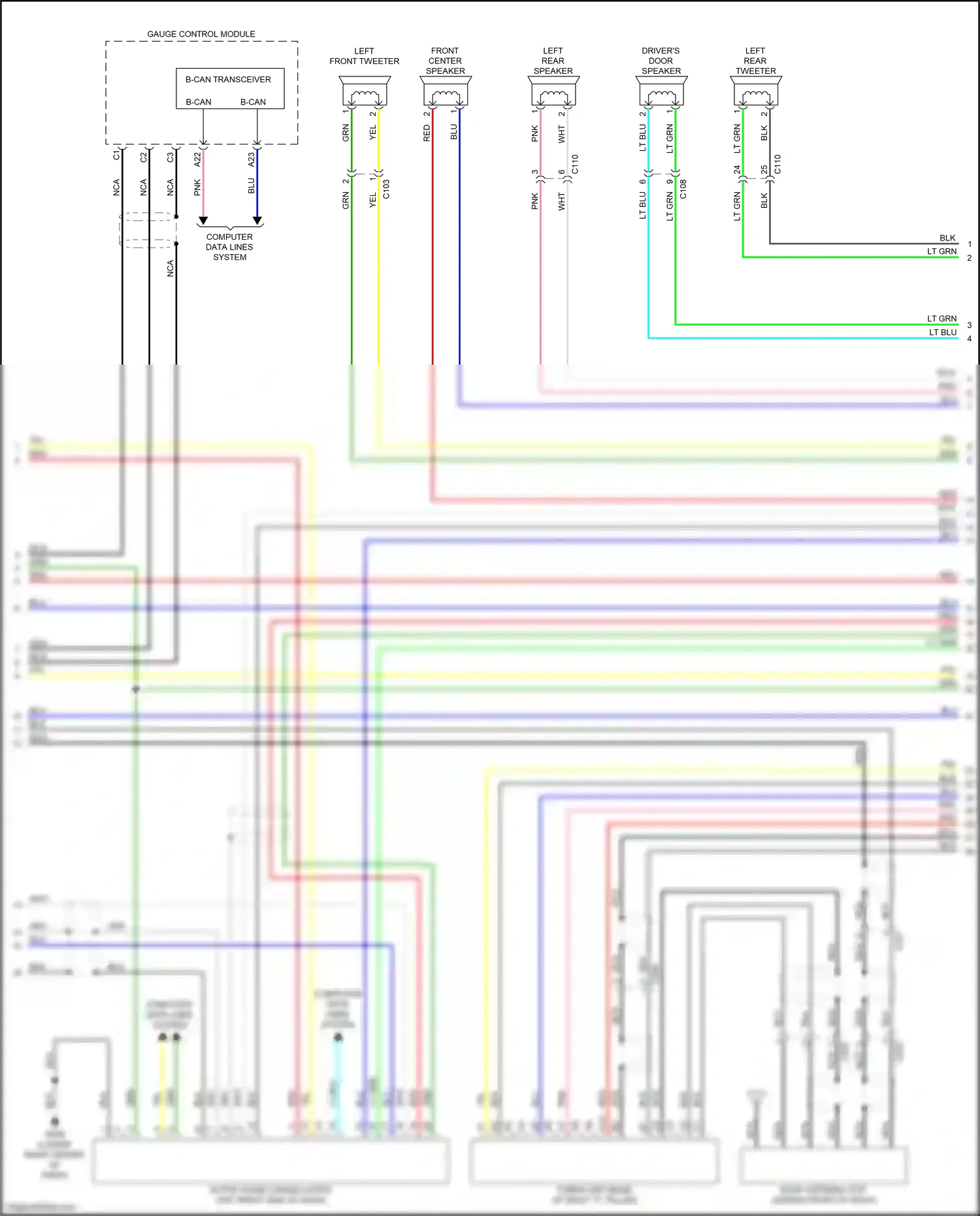 Honda Insight ZE4 (2018-2024) computer data lines system wiring diagram  (28 of 70)