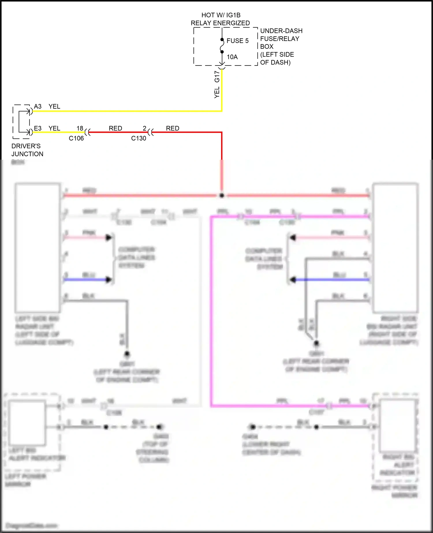 Honda Insight ZE4 (2018-2024) computer data lines system wiring diagram  (54 of 70)