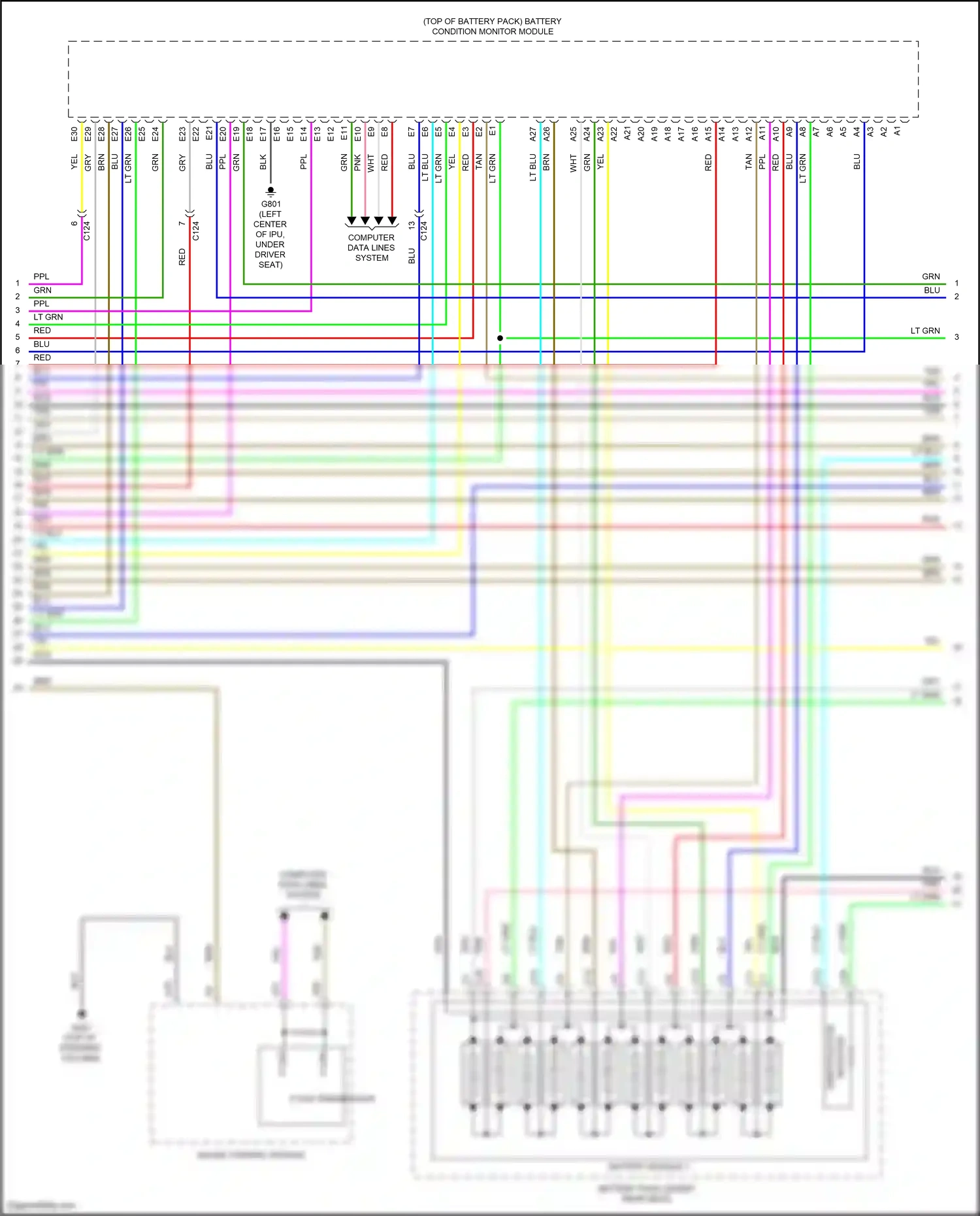 Honda Insight ZE4 (2018-2024) computer data lines system wiring diagram  (70 of 70)