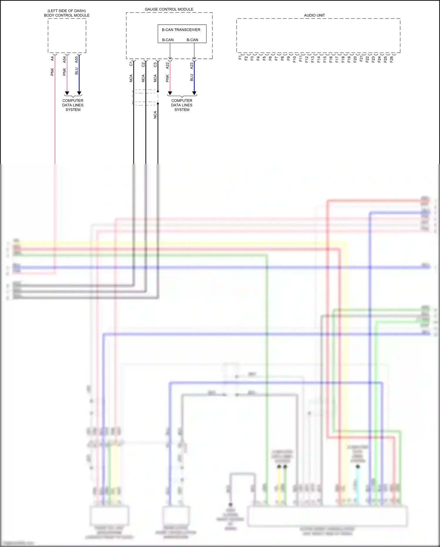 Honda Insight ZE4 (2018-2024) computer data lines system wiring diagram  (16 of 70)