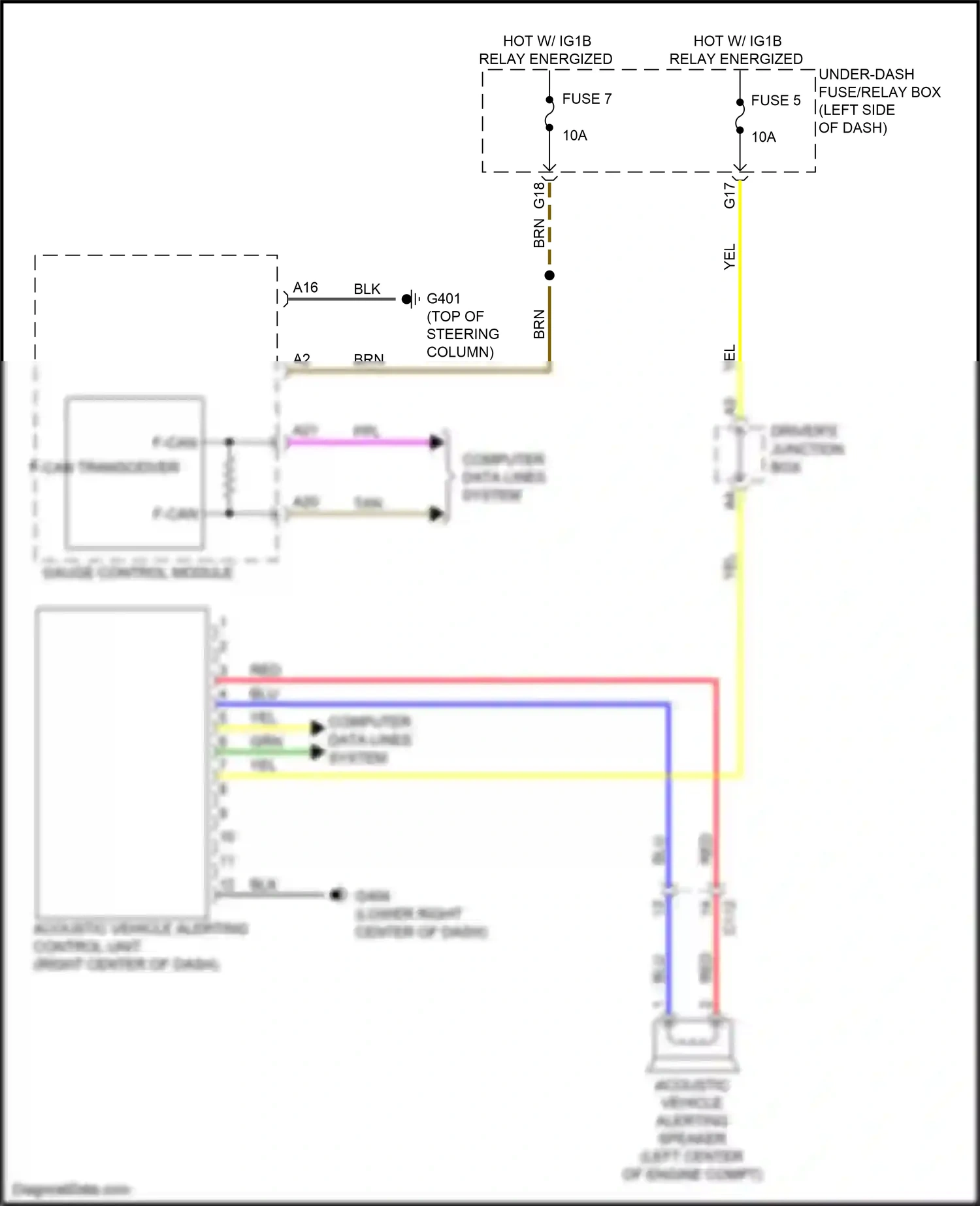 Honda Insight ZE4 (2018-2024) computer data lines system wiring diagram  (51 of 70)