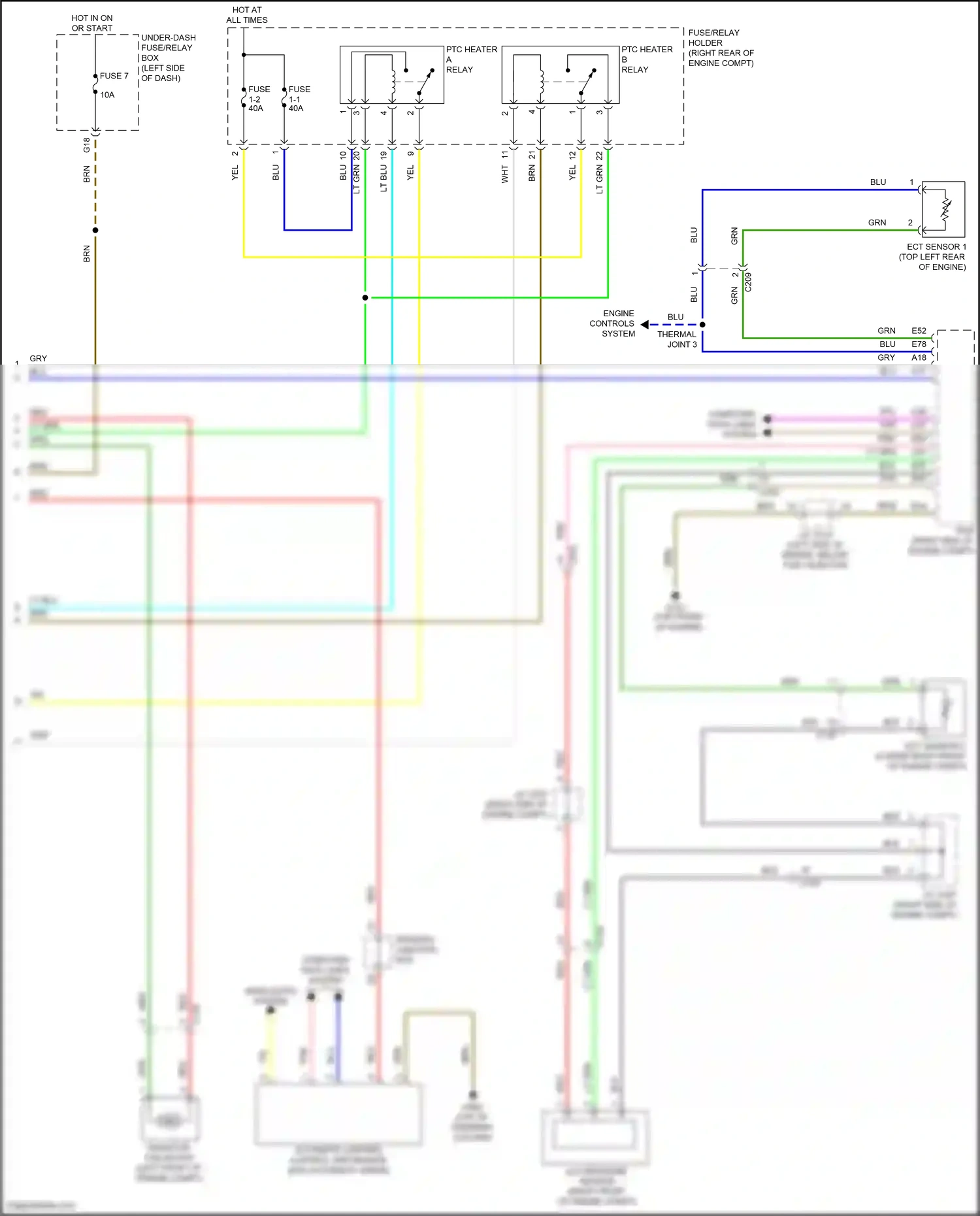 Honda Insight ZE4 (2018-2024) computer data lines system wiring diagram  (34 of 70)
