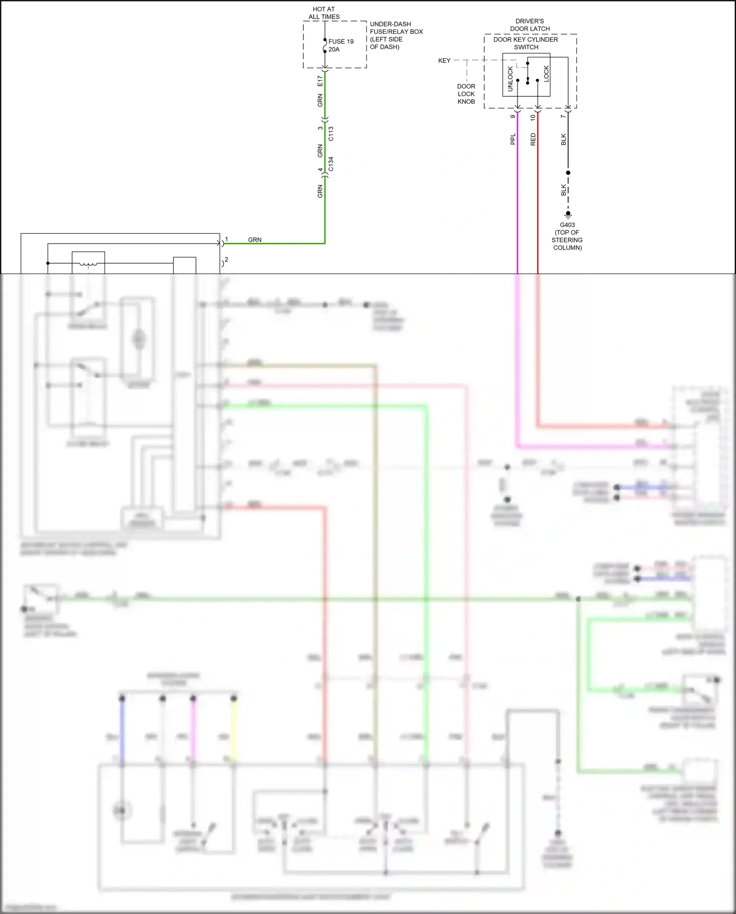 Honda Insight ZE4 (2018-2024) computer data lines system wiring diagram  (39 of 70)