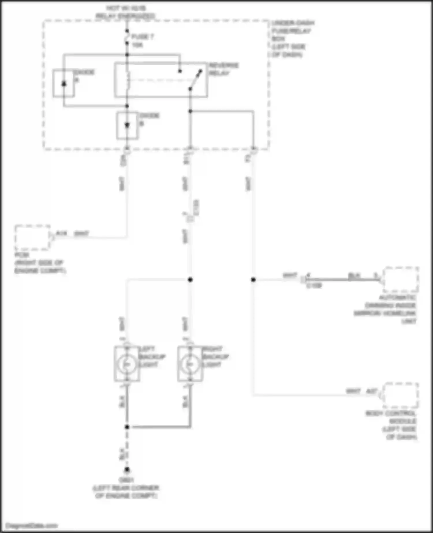Wiring diagram diode b for Honda Insight ZE4 (2018-2024) (2 of 3)